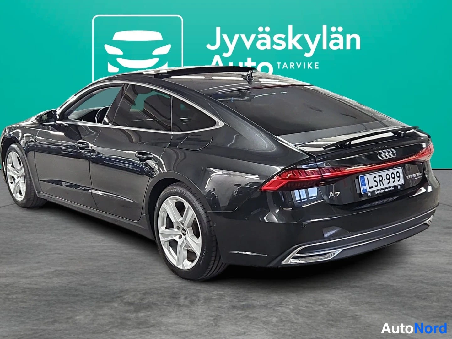 Harmaa Audi A7 2021, takaviisto, kuva 6