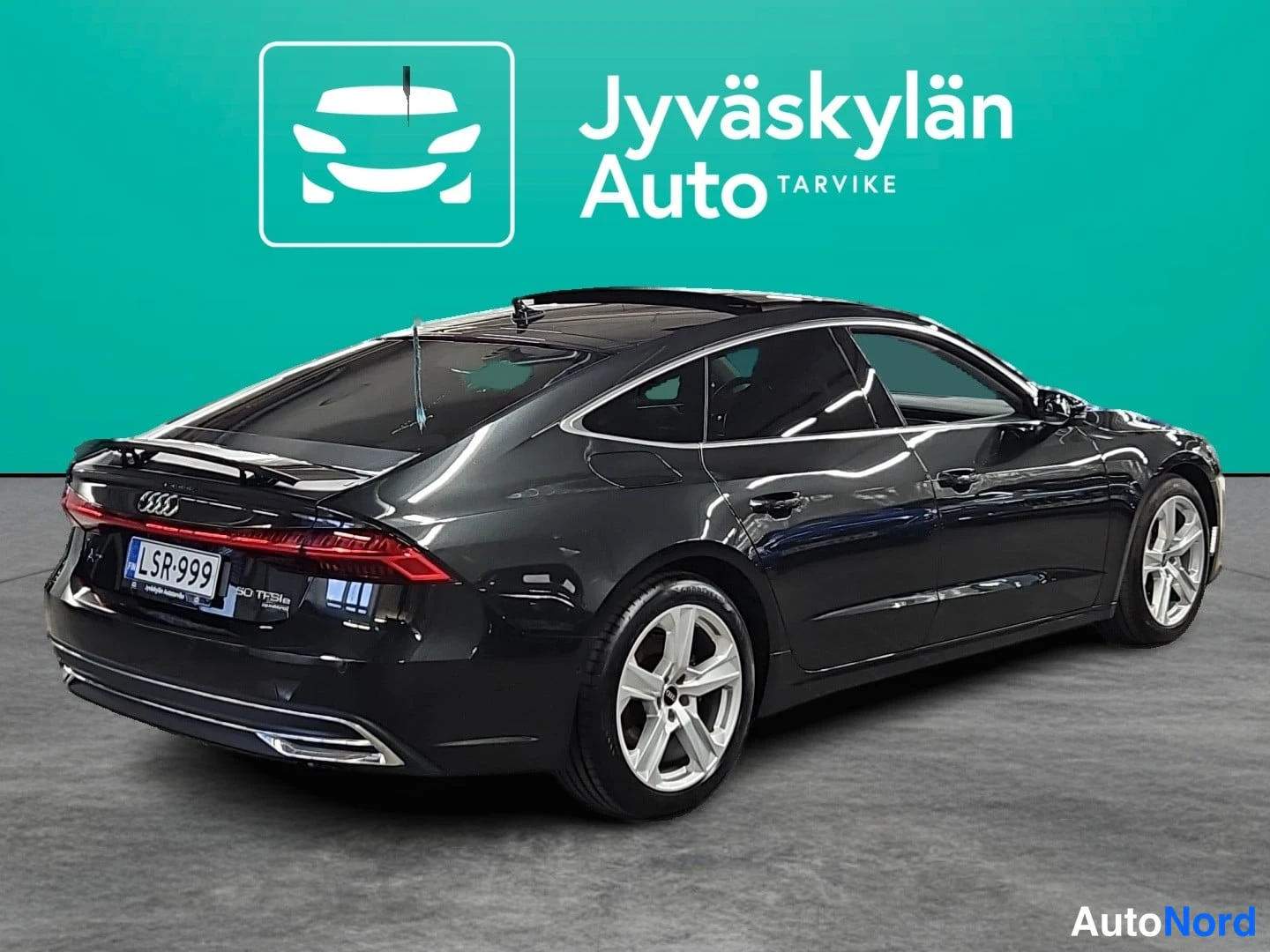 Harmaa Audi A7 2021, takaviisto, kuva 8