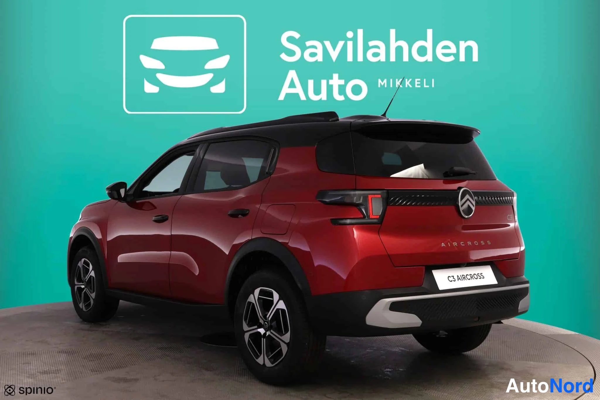 Punainen Citroen C3 Aircross 2026, takaviisto, kuva 10