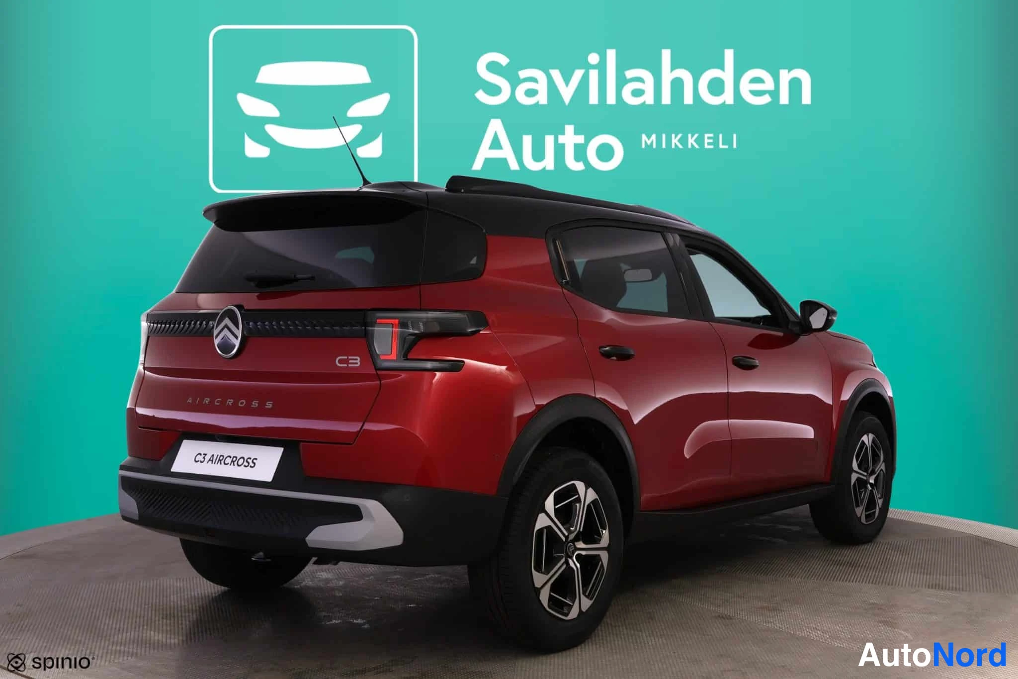 Punainen Citroen C3 Aircross 2026, takaviisto, kuva 12