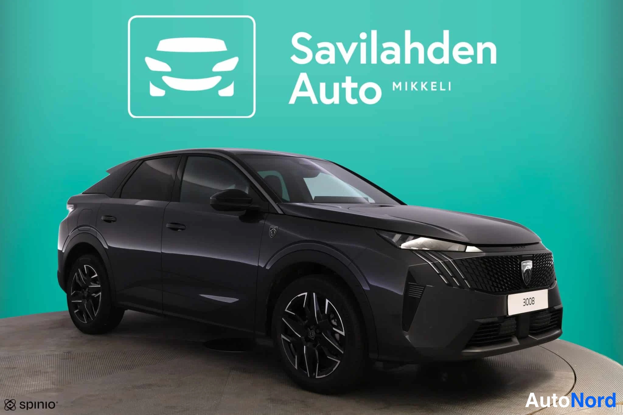 Harmaa Peugeot 3008 2026, etuviisto, keula oikealle, kuva 5