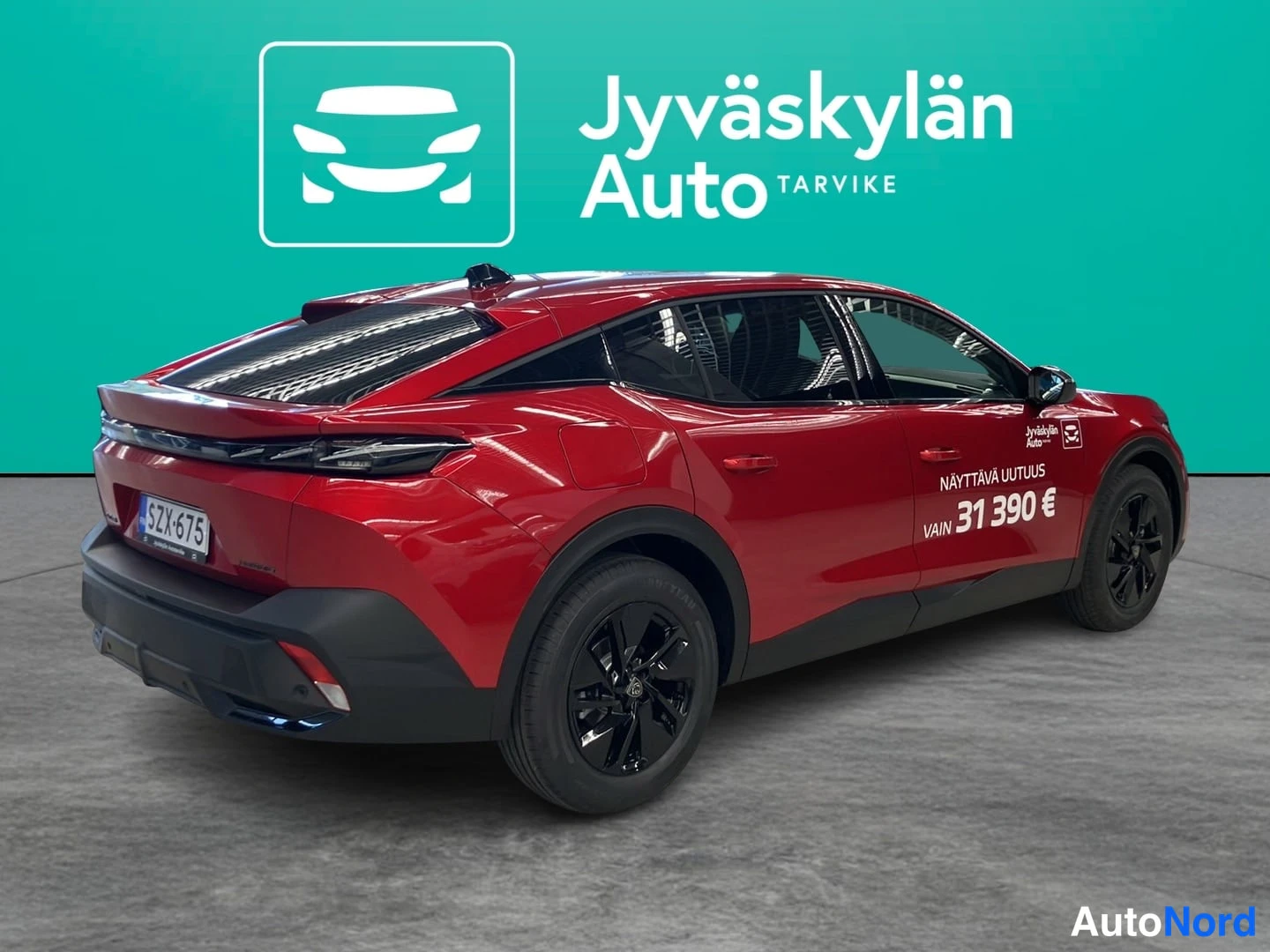 Punainen Peugeot 408 2026, takaviisto, kuva 4