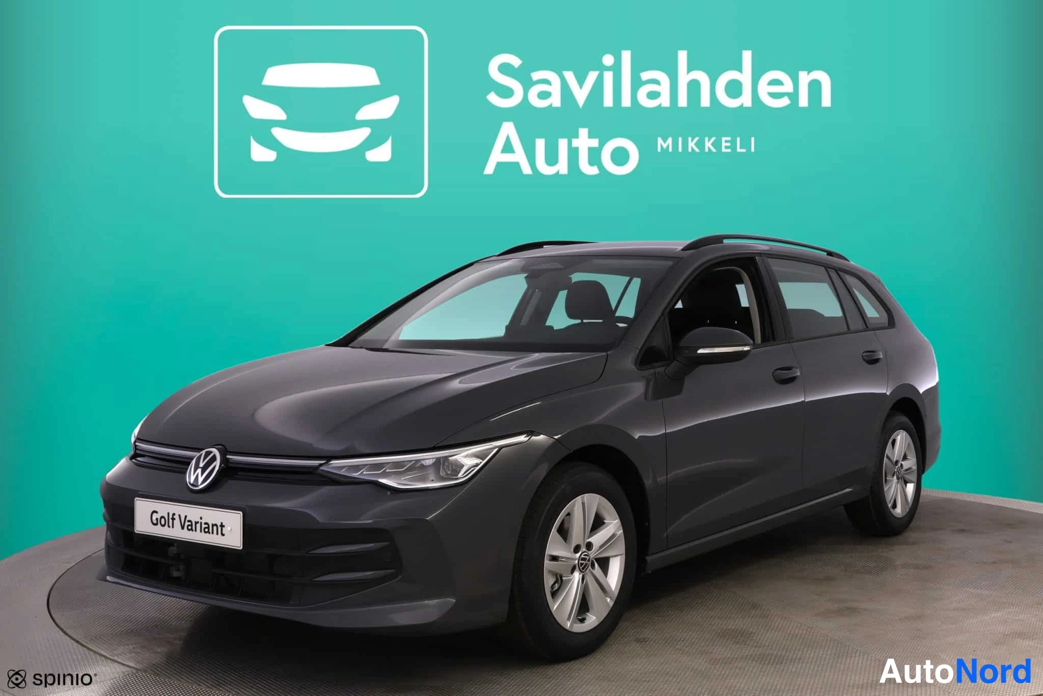 Harmaa Volkswagen Golf 2026, etuviisto, keula vasemmalle, kuva 2