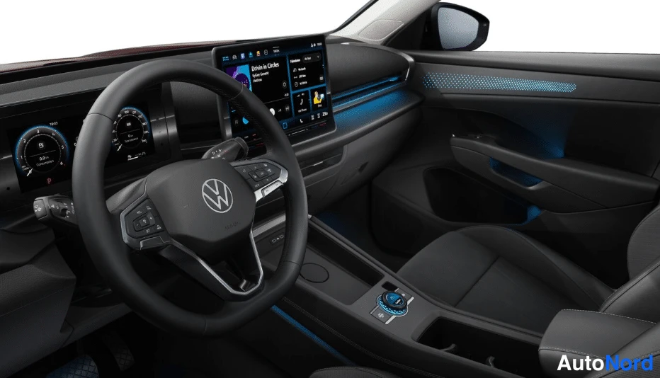 Punainen Volkswagen T-Roc 2026, ohjaamo, kuva 4