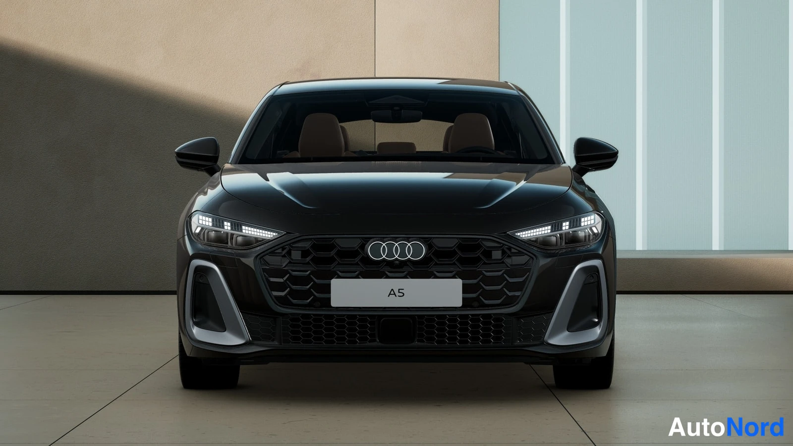 Musta Audi A5 2026, edestä, kuva 5