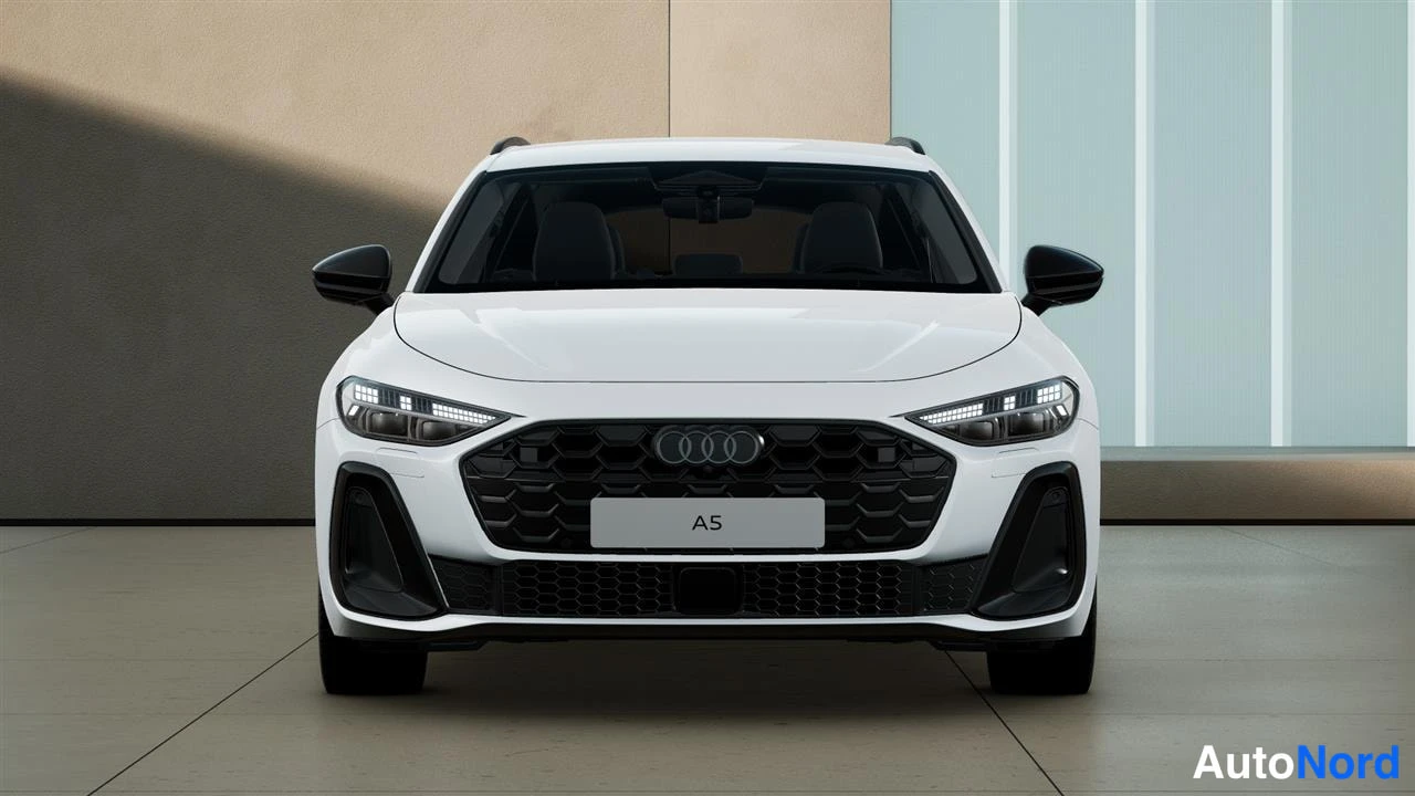 Valkoinen Audi A5 2026, edestä, kuva 2