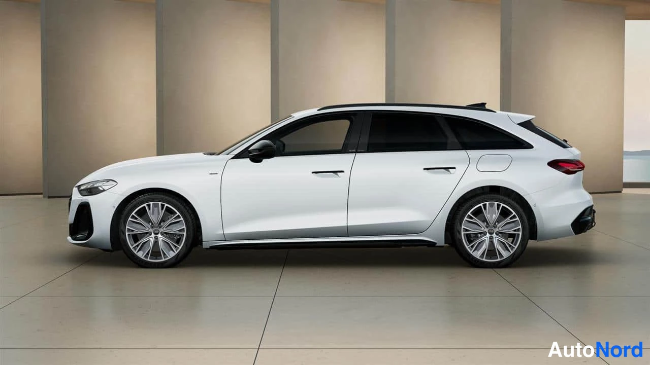 Valkoinen Audi A5 2026, sivulta, kuva 3