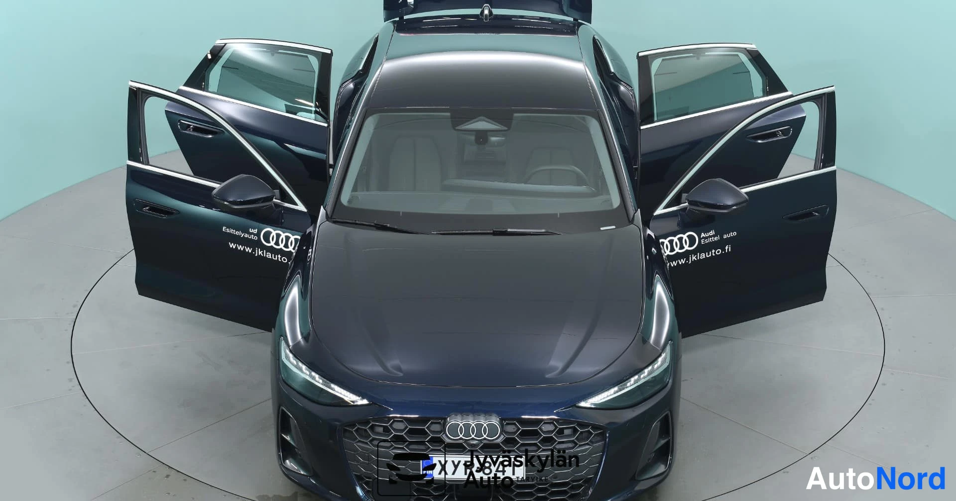 Sininen Audi A6 2026, etuviisto, kuva 6