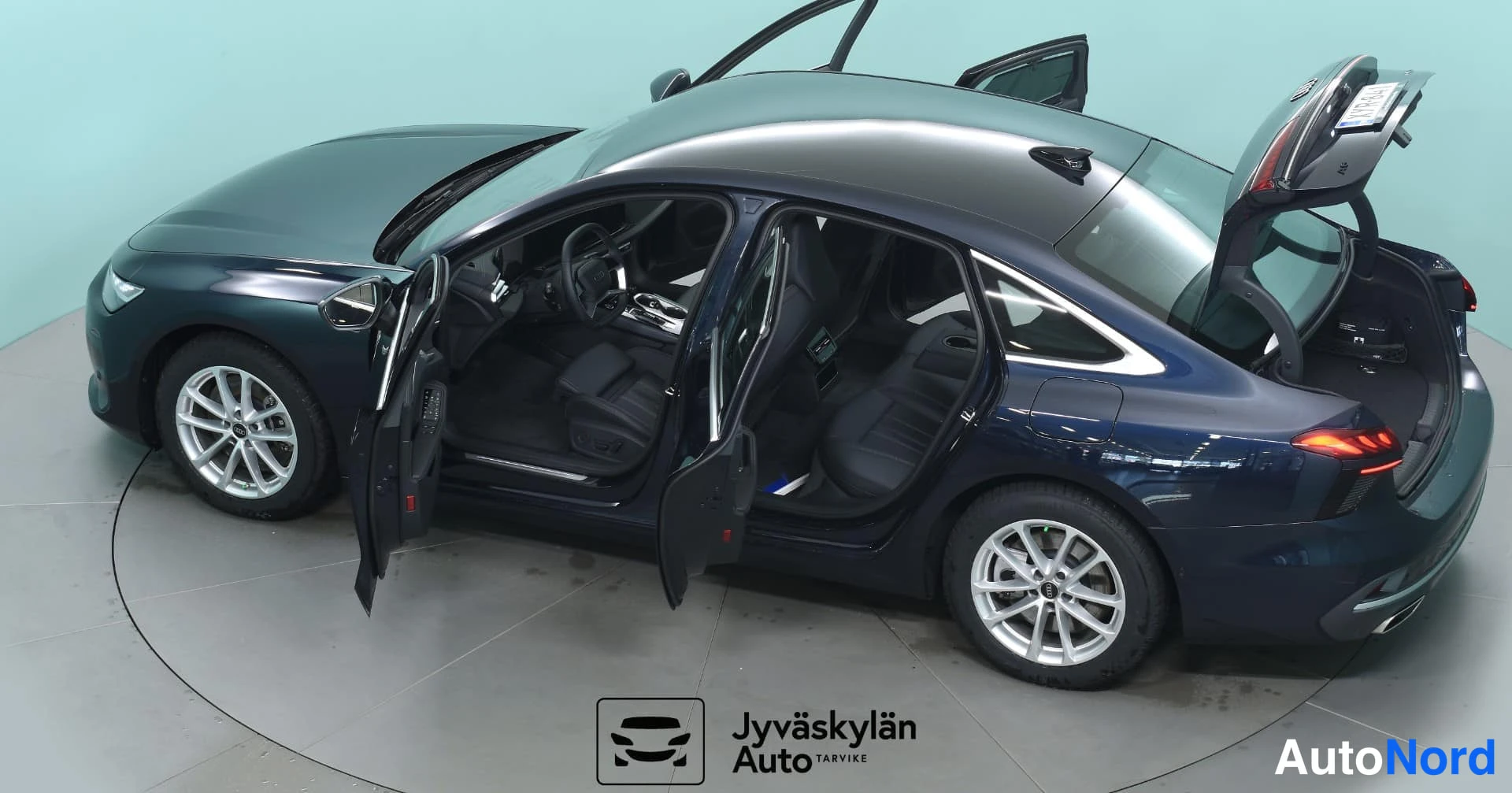 Sininen Audi A6 2026, takaviisto, kuva 9