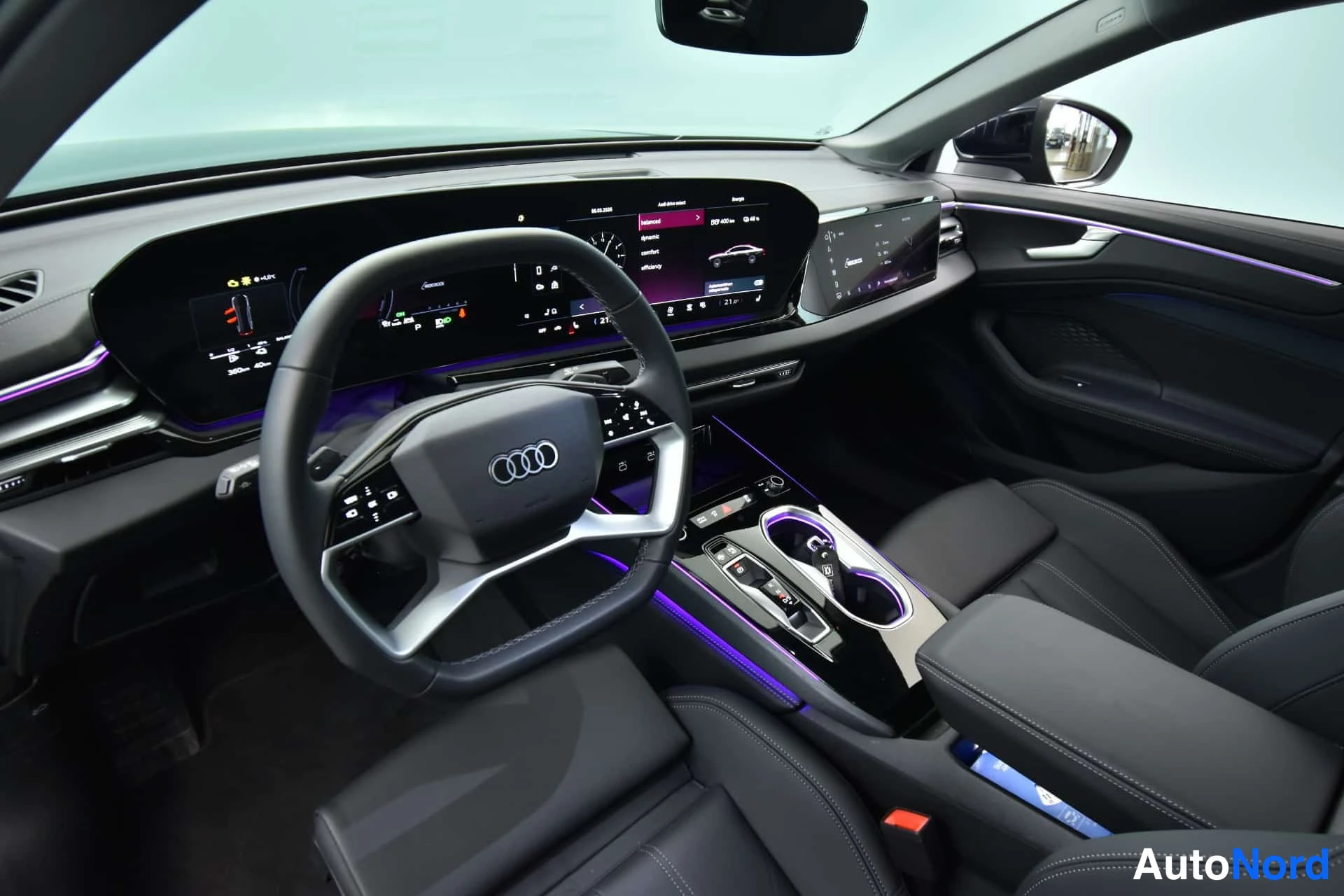 Sininen Audi A6 2026, ohjaamo, kuva 19