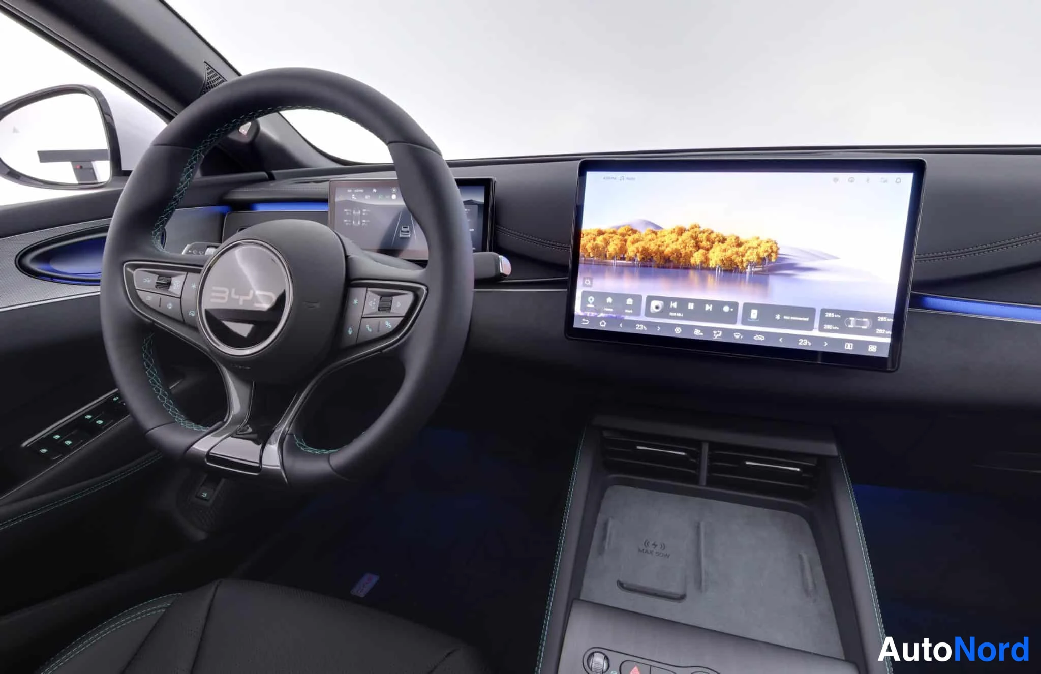 Valkoinen BYD Seal 2025, ohjaamo, kuva 15