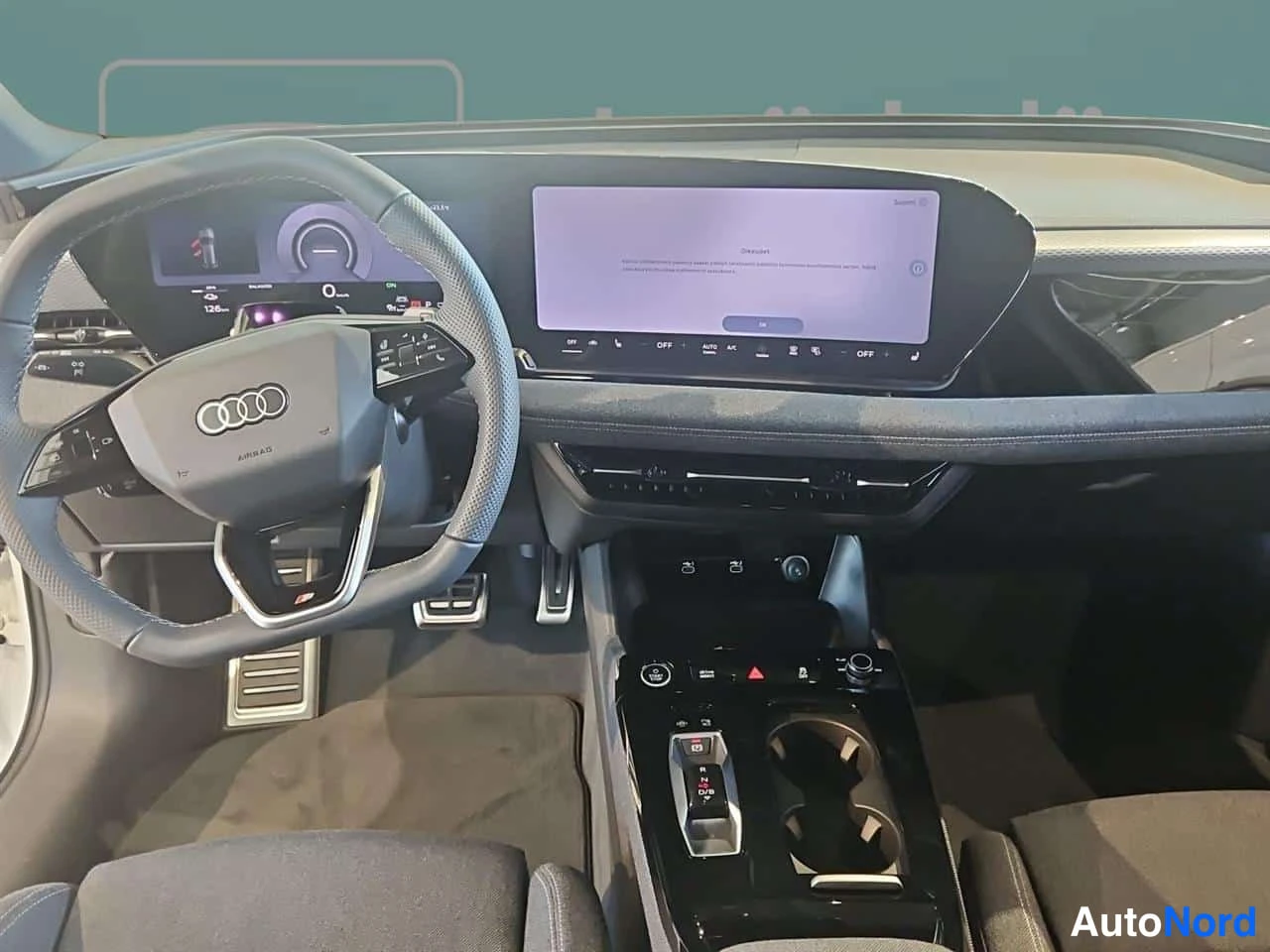 Valkoinen Audi A6 e-tron 2027, ohjaamo, kuva 7