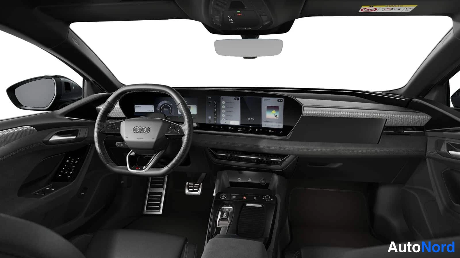 Harmaa Audi A6 e-tron 2026, ohjaamo, kuva 4