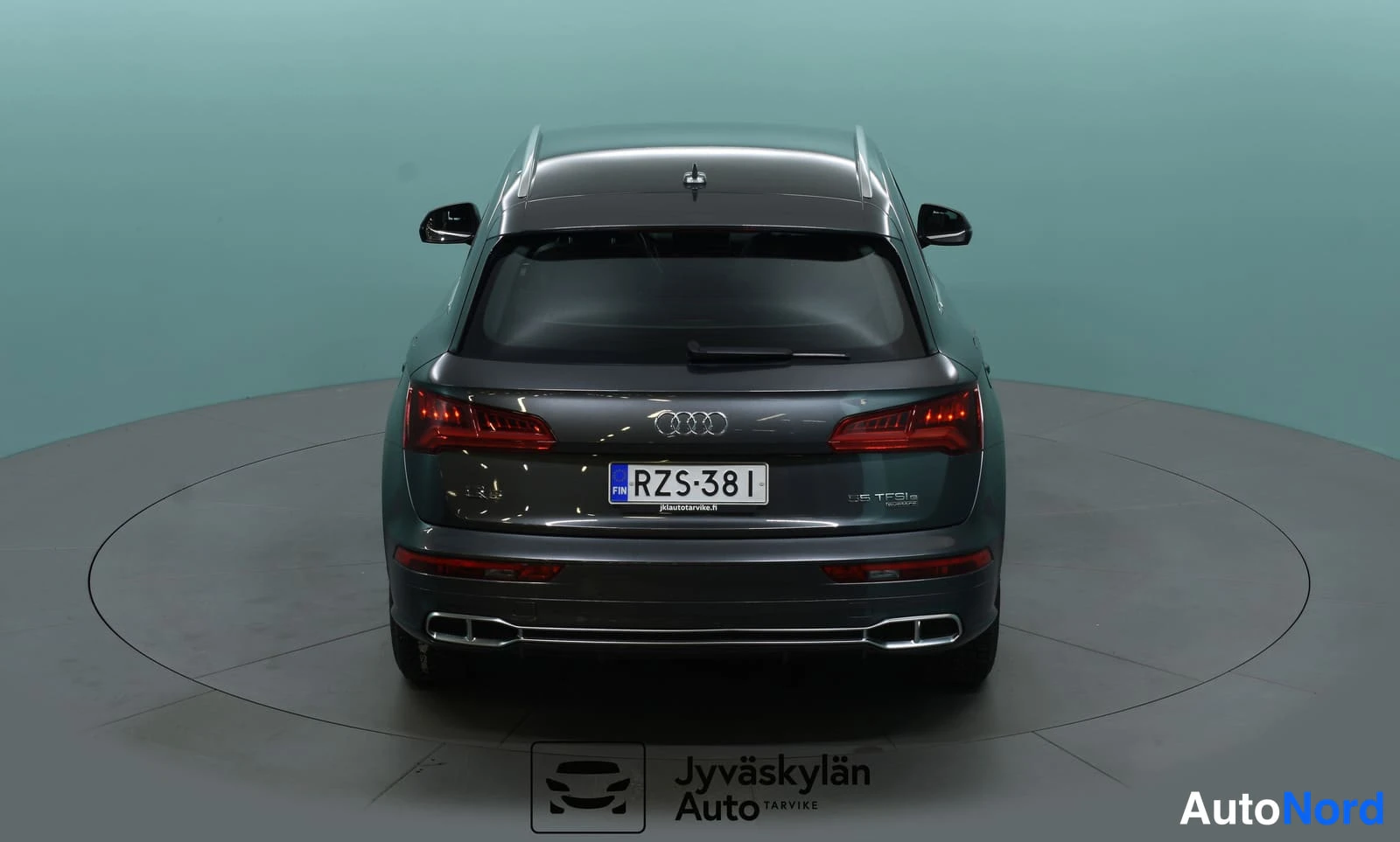 Harmaa Audi Q5 2019, takaa, kuva 10