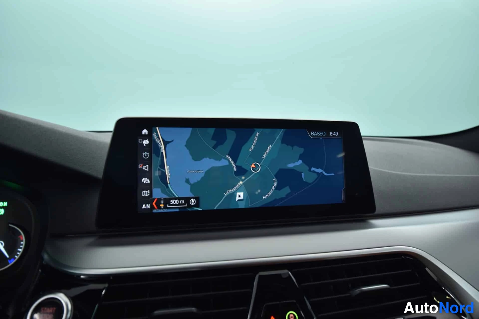 Sininen BMW 520d xDrive 2019, yksityiskohta, kuva 24