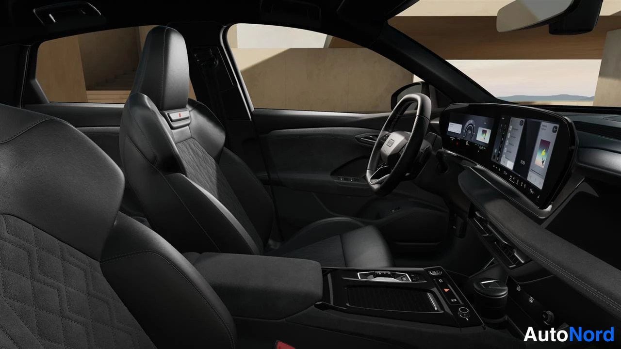 White Audi Q6 e-tron 2026, cockpit, photo 9