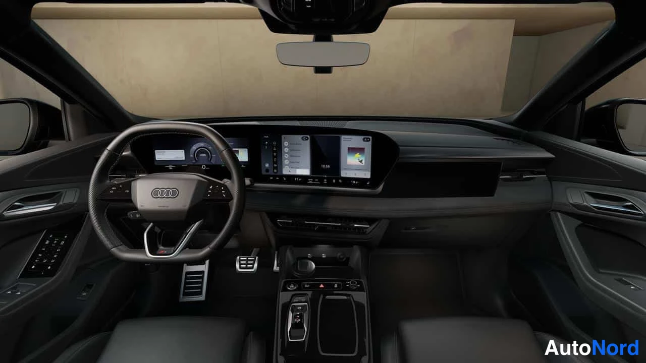 White Audi Q6 e-tron 2026, cockpit, photo 10