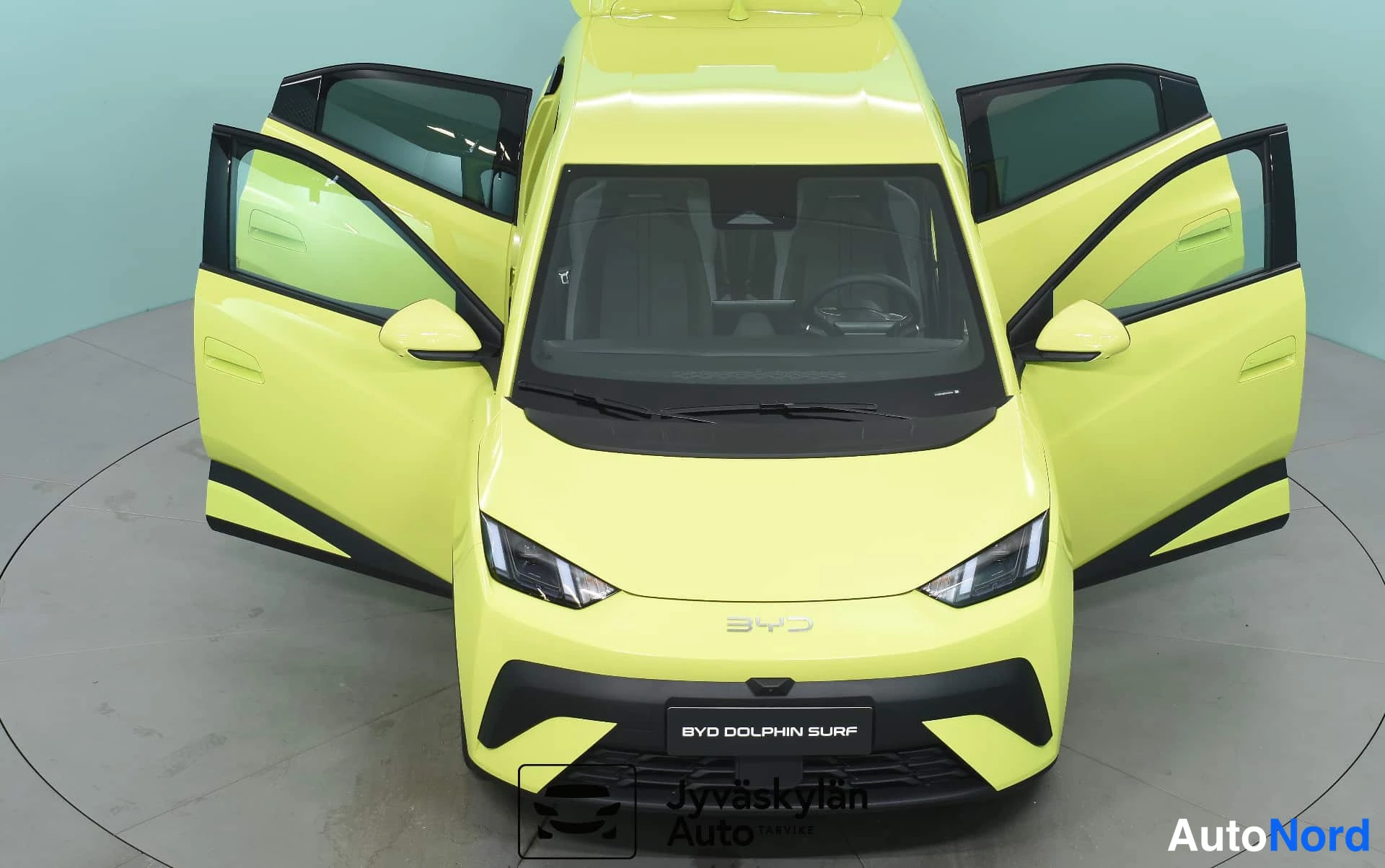 Vihreä BYD Dolphin Surf 2026, edestä, kuva 5