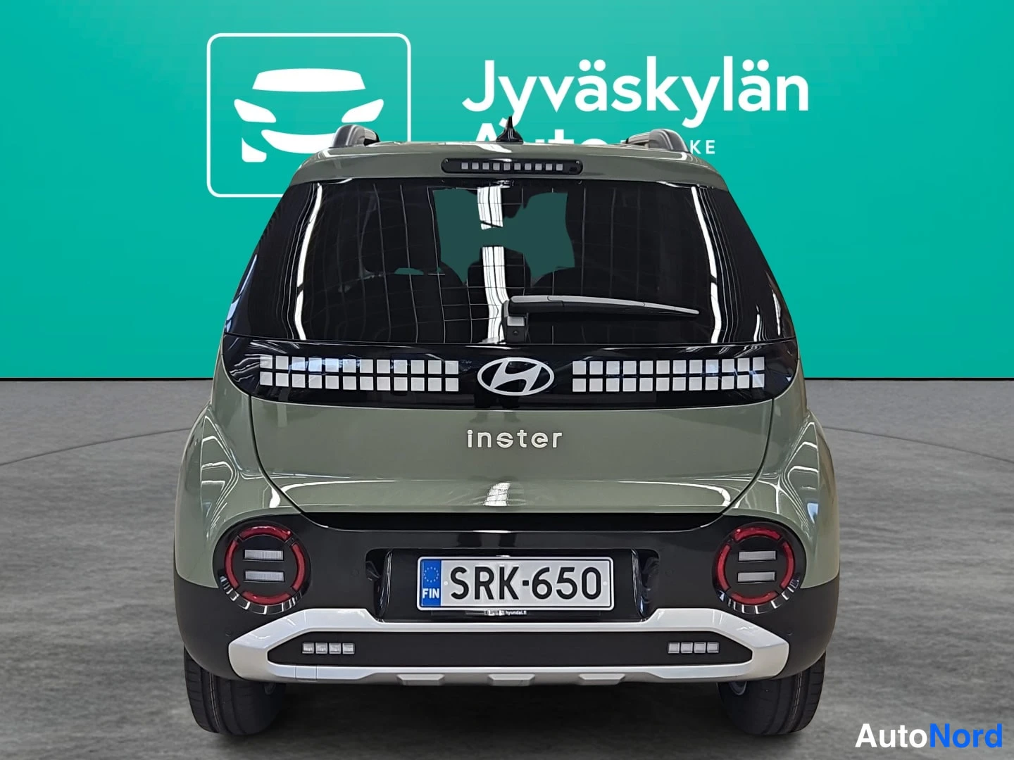 Vihreä Hyundai Inster 2026, takaa, kuva 8
