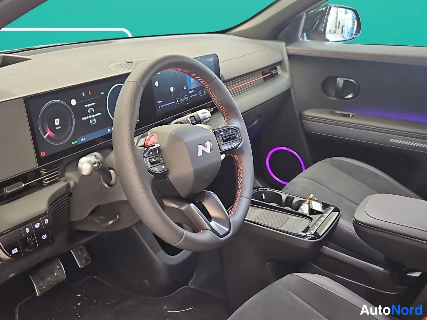 Musta Hyundai IONIQ 5 2026, ohjaamo, kuva 9