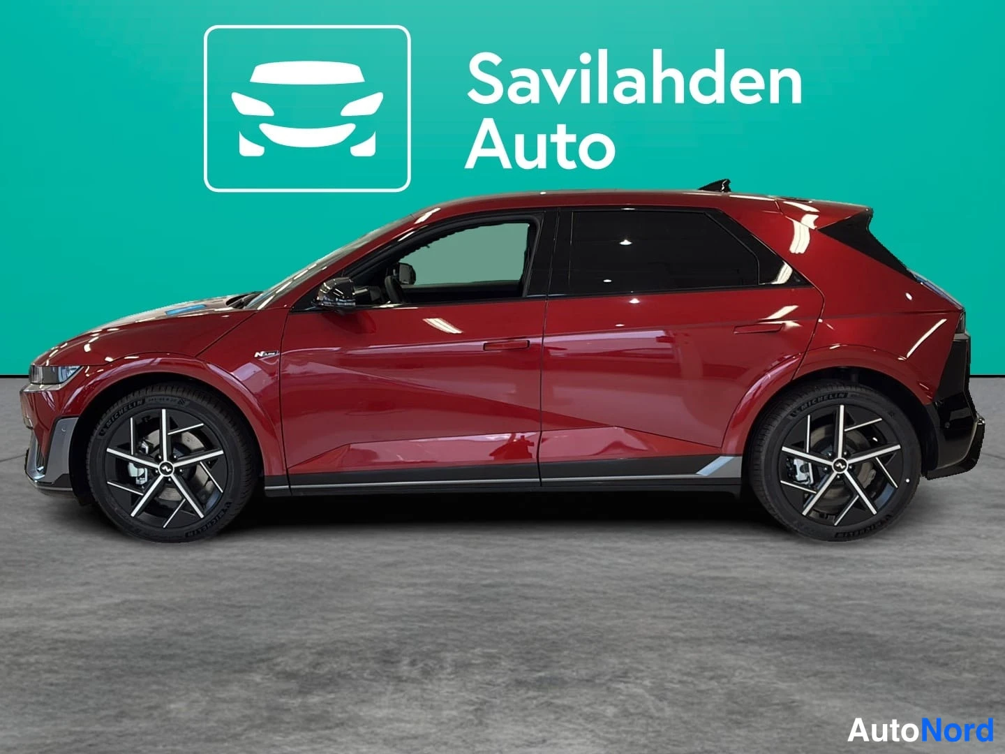 Punainen Hyundai IONIQ 5 2026, sivulta, kuva 3