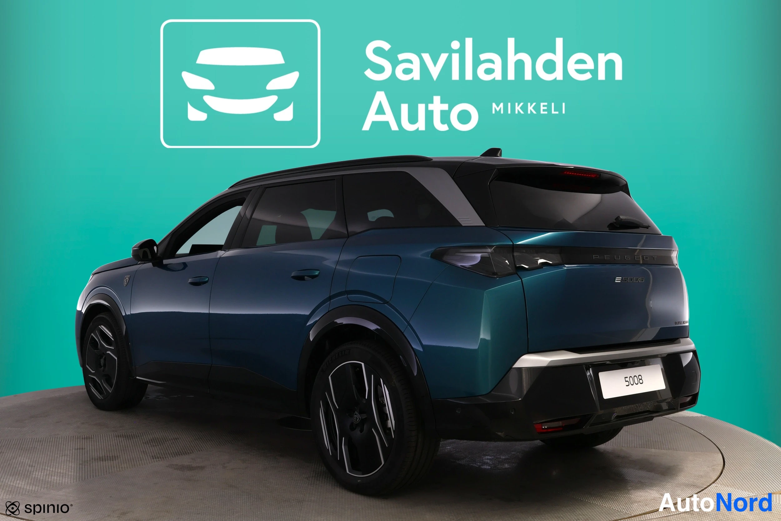 Sininen Peugeot 5008 2026, takaviisto, kuva 7