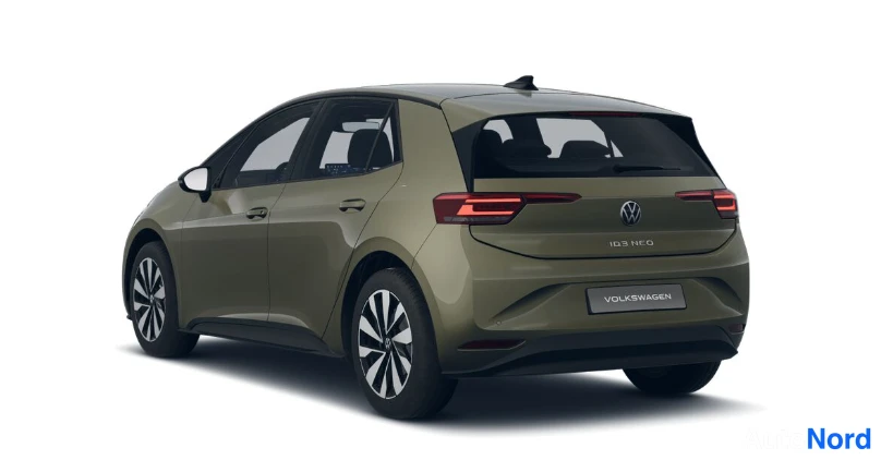 Vihreä Volkswagen ID.3 Neo 2026, takaviisto, kuva 3