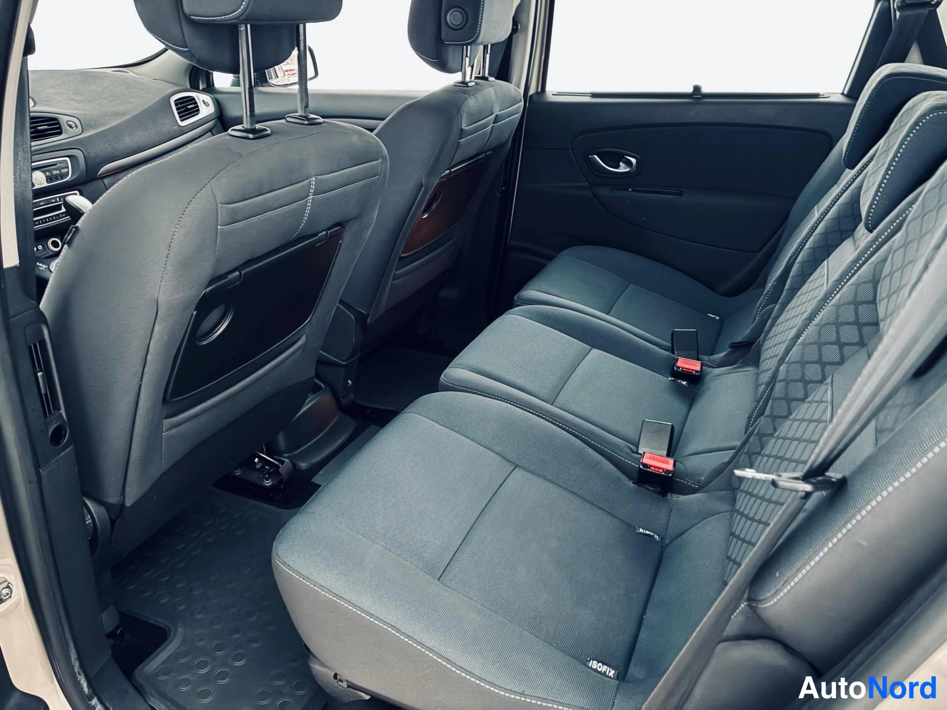 Beige Renault Scenic 2011, takaistuimet, kuva 10