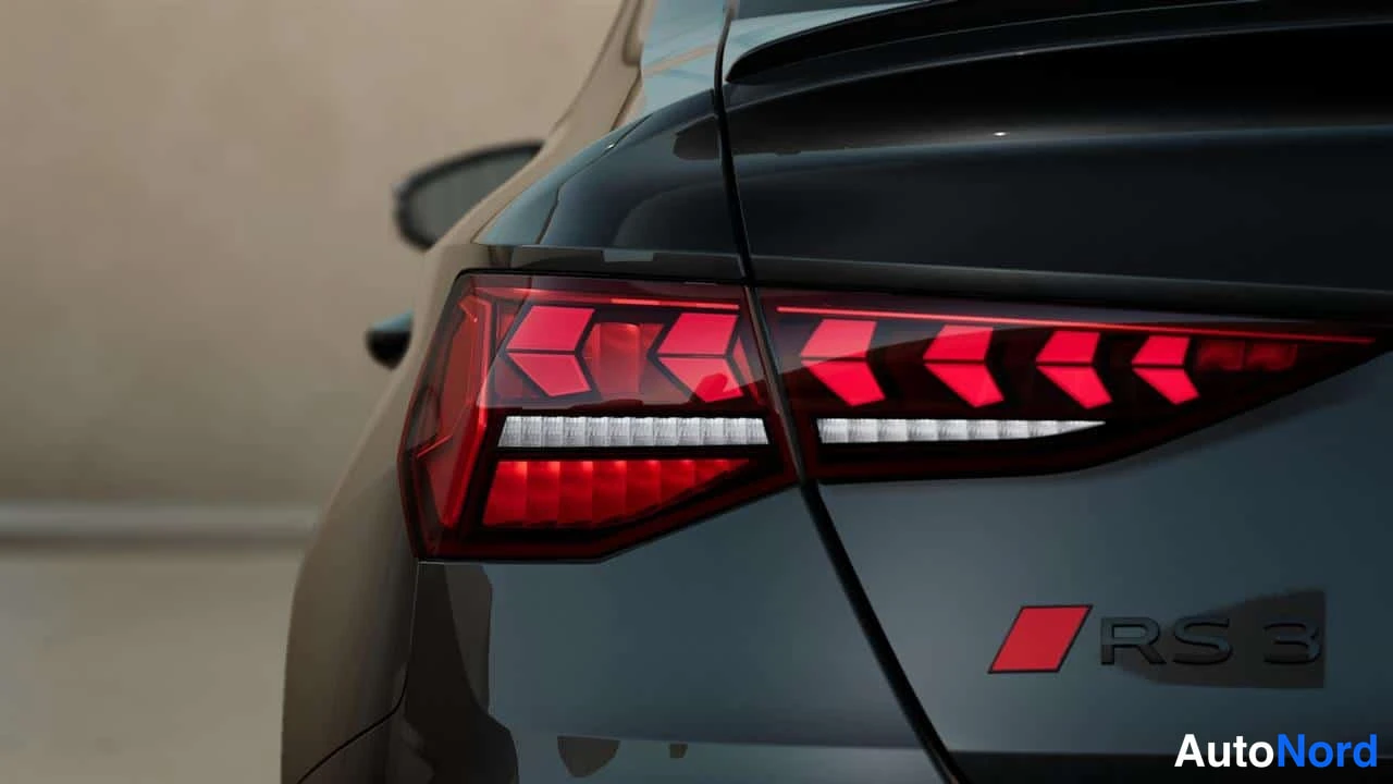 Musta Audi RS 3 2026, yksityiskohta, kuva 7