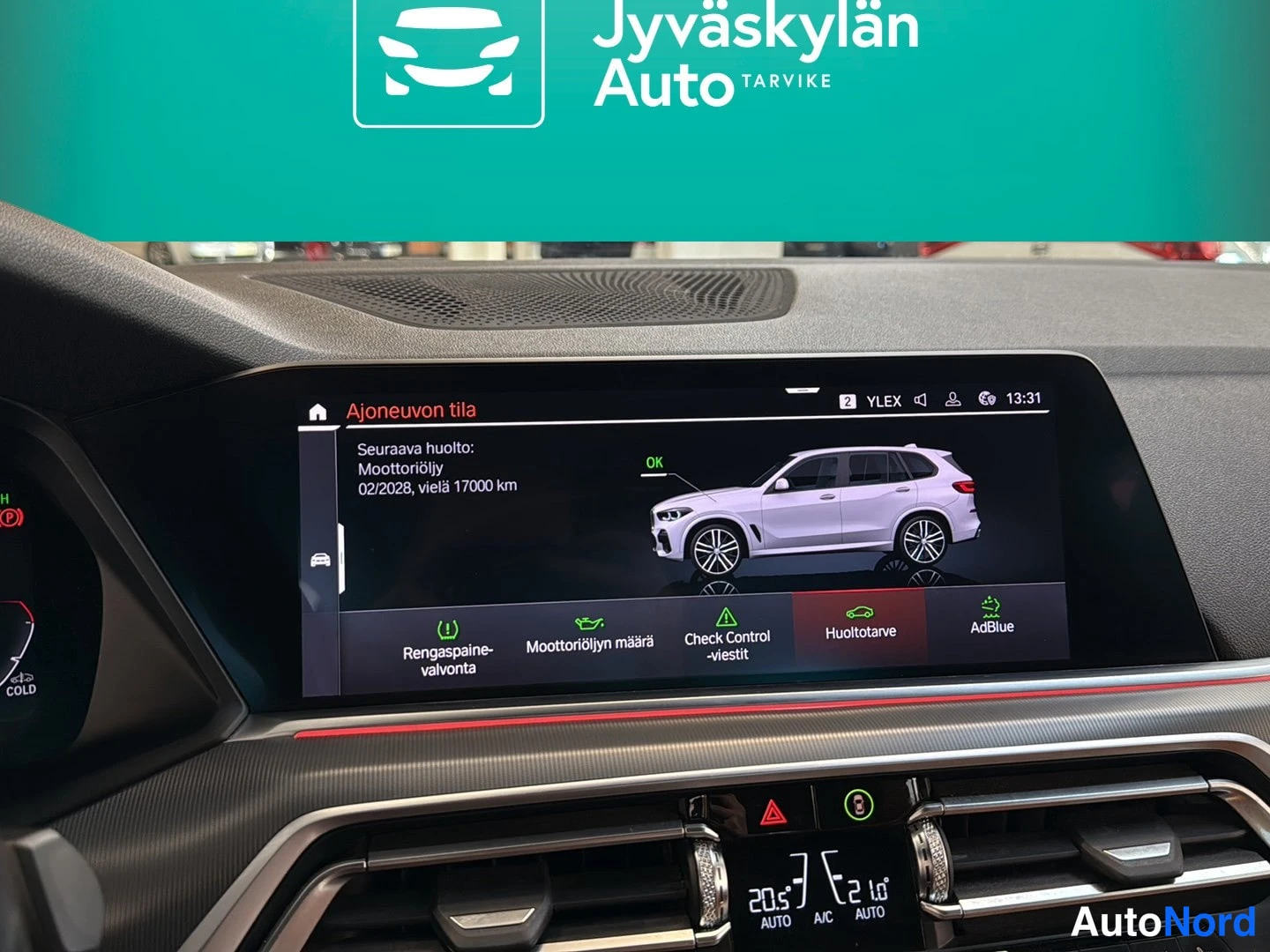 Valkoinen BMW X5 2019, yksityiskohta, kuva 19