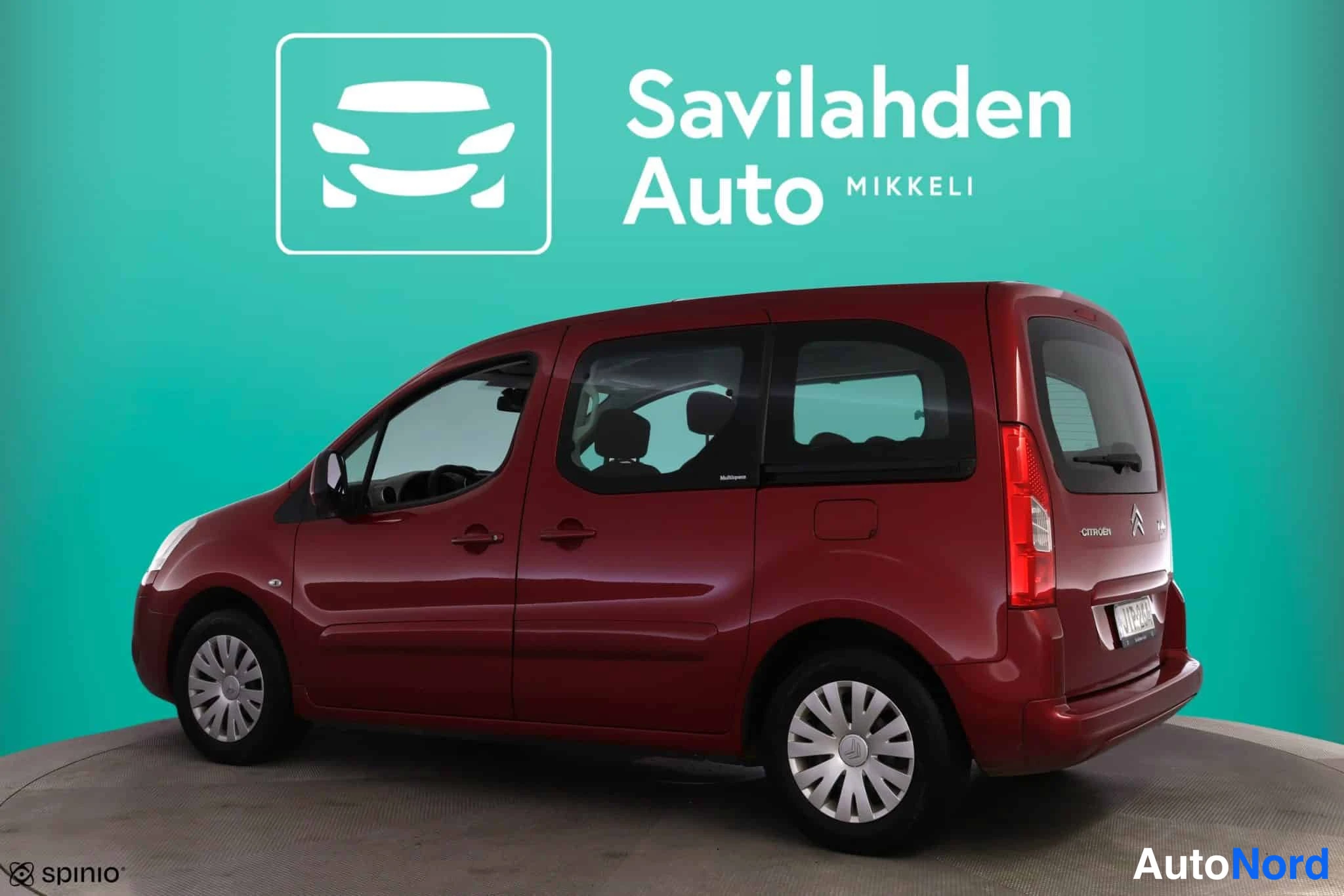 Punainen Citroen Berlingo 2011, takaviisto, kuva 7