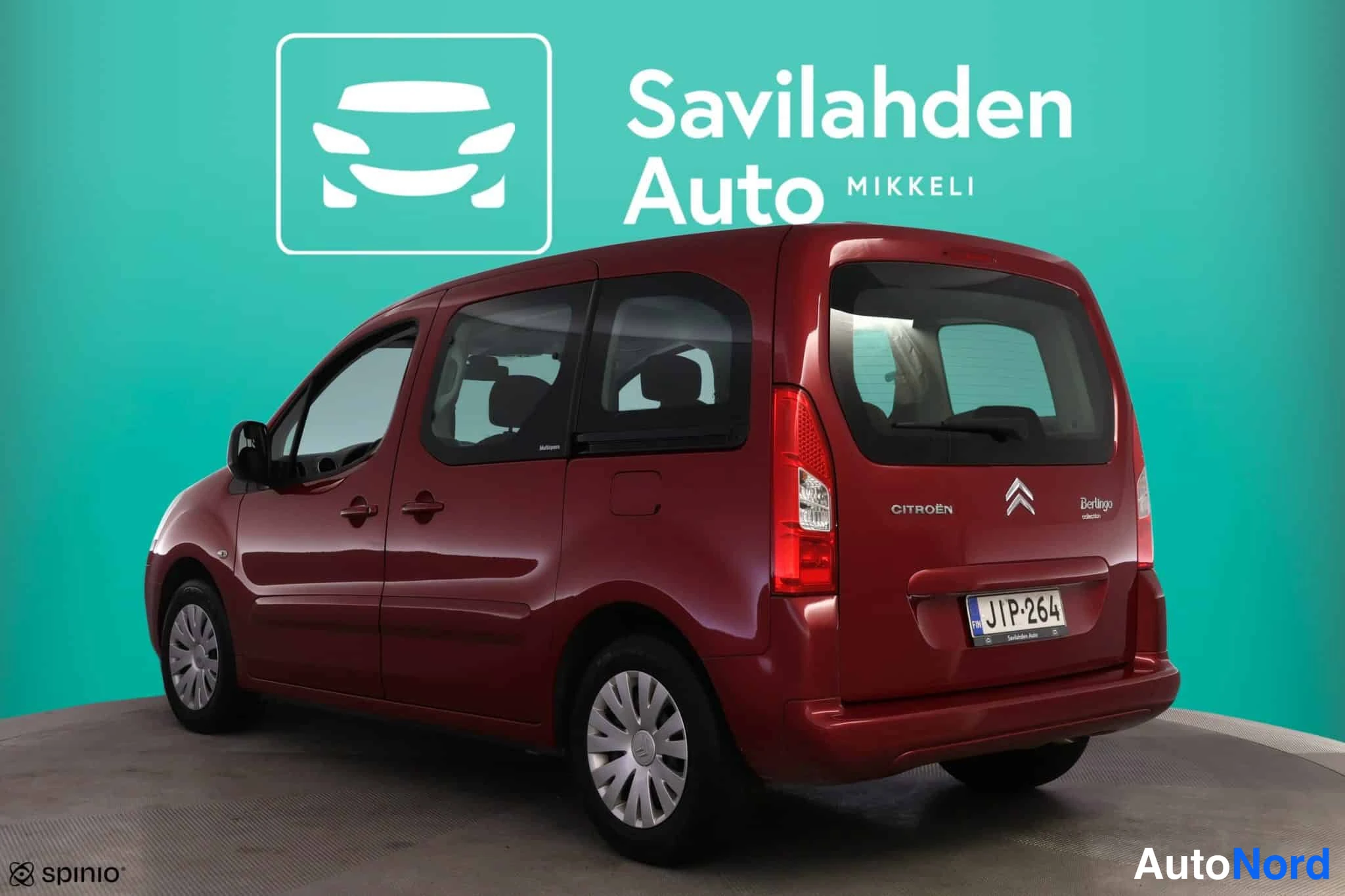 Punainen Citroen Berlingo 2011, takaviisto, kuva 9