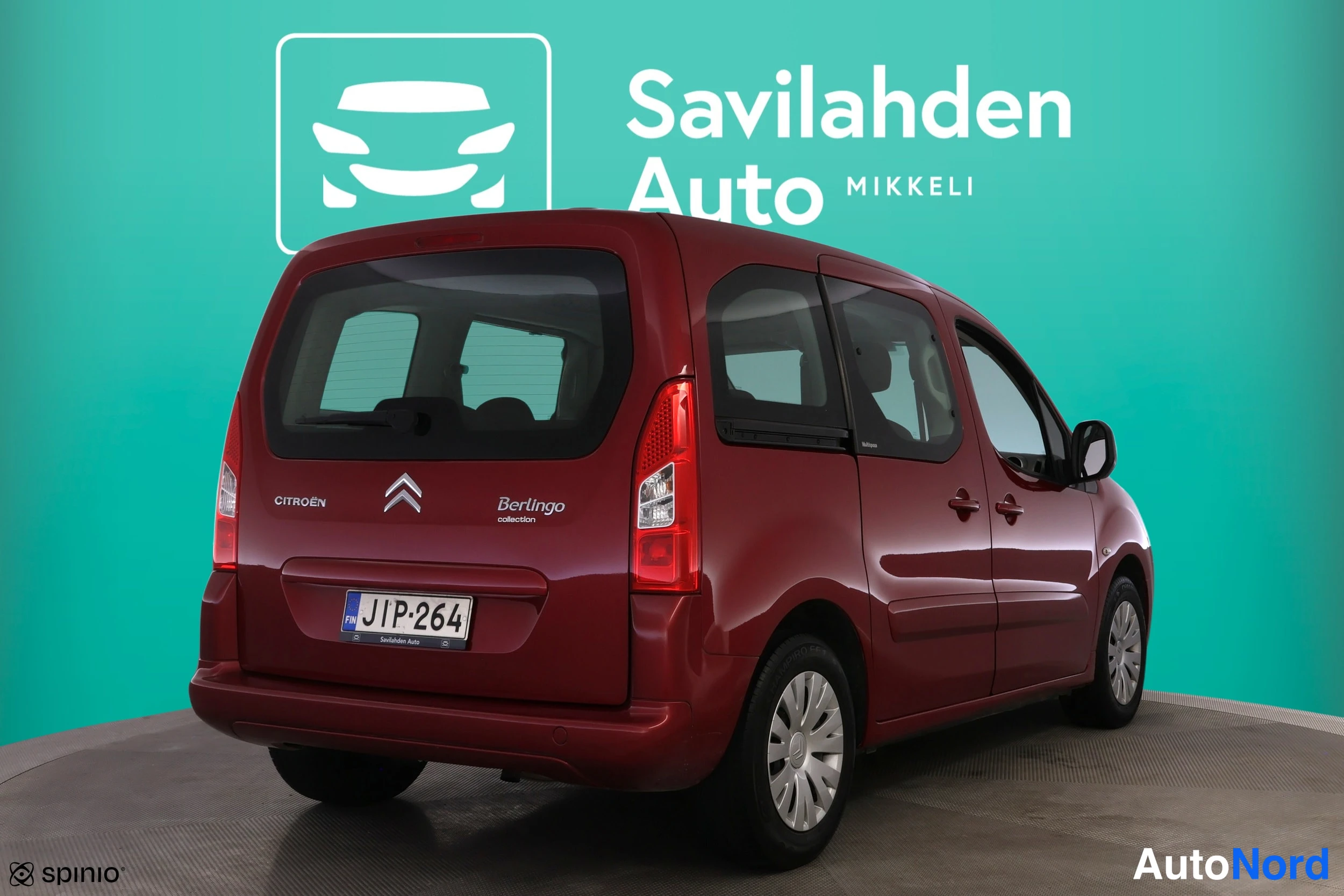 Punainen Citroen Berlingo 2011, takaviisto, kuva 12