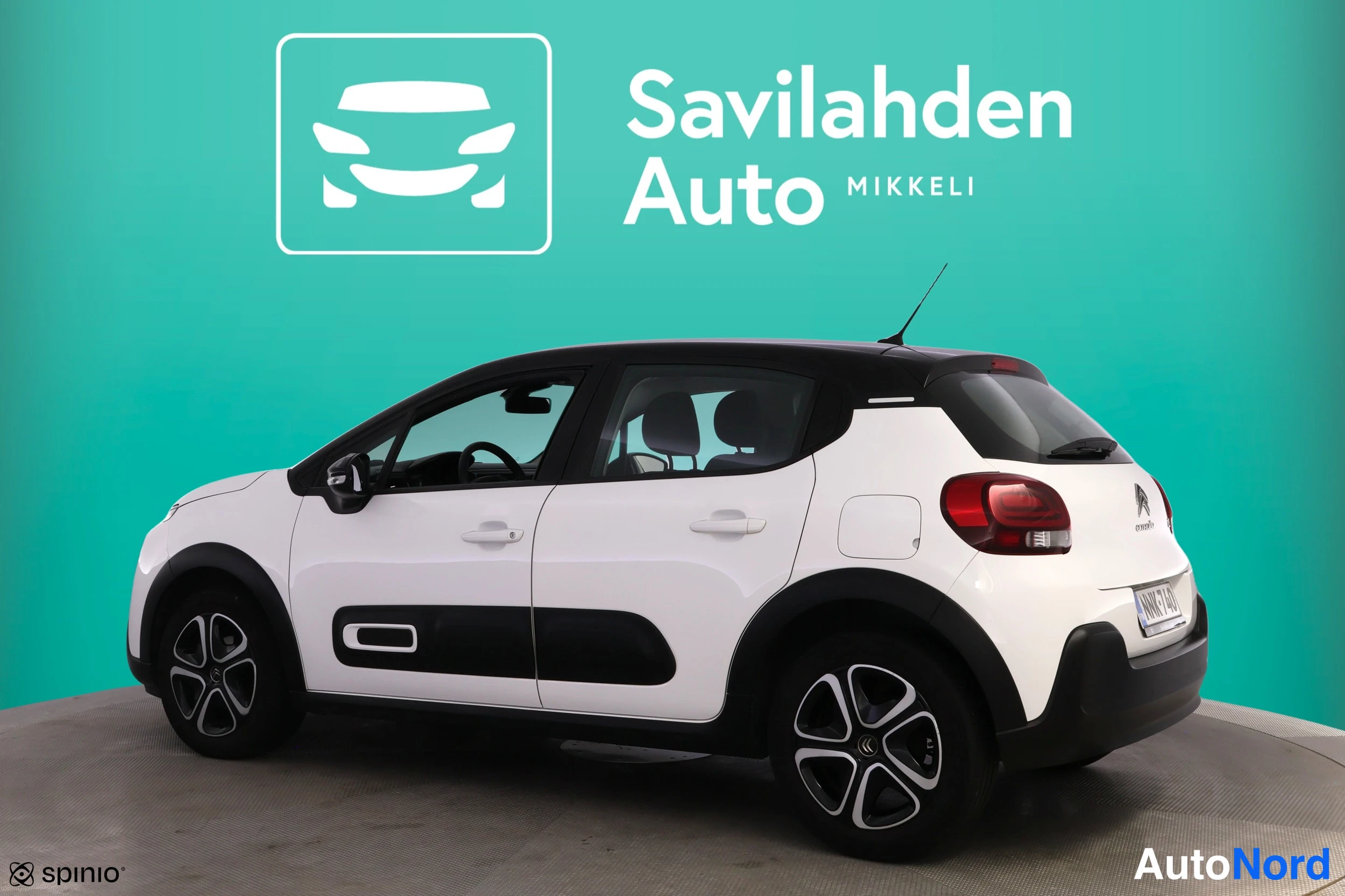 Valkoinen Citroen C3 2023, takaviisto, kuva 8