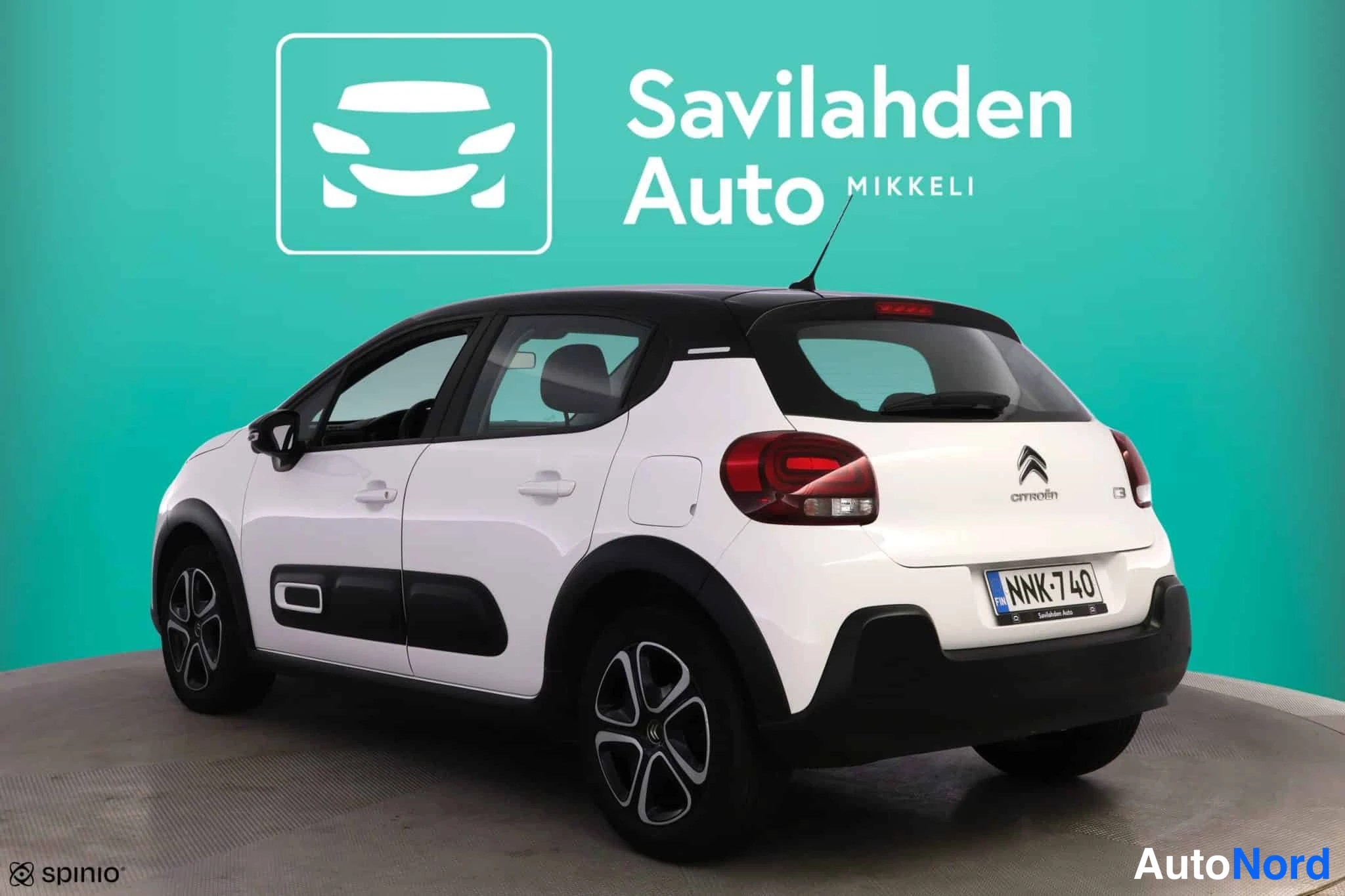 Valkoinen Citroen C3 2023, takaviisto, kuva 9
