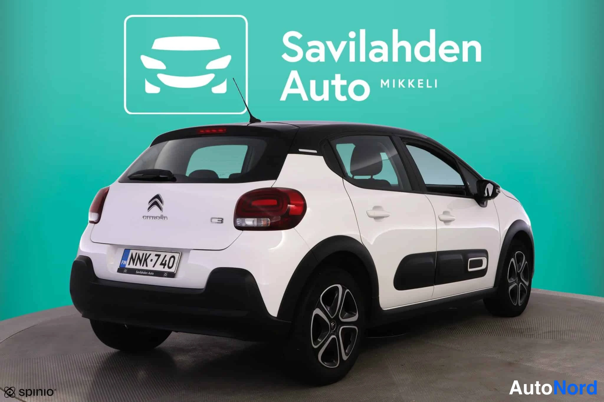 Valkoinen Citroen C3 2023, takaviisto, kuva 11