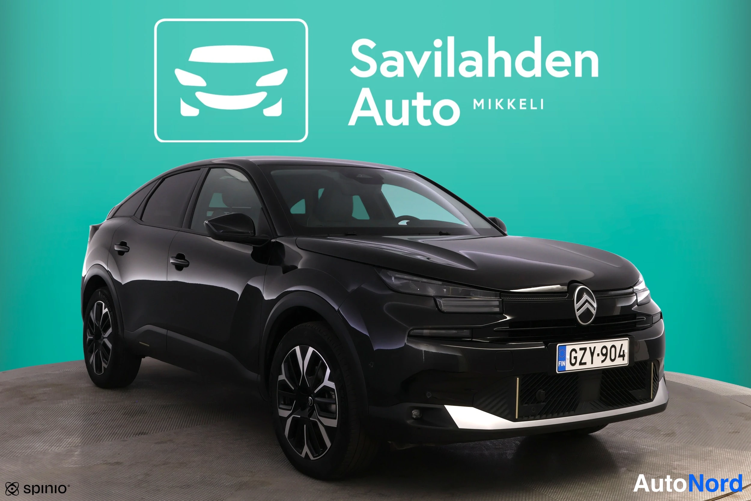 Musta Citroen C4 2025, etuviisto, keula oikealle, kuva 6