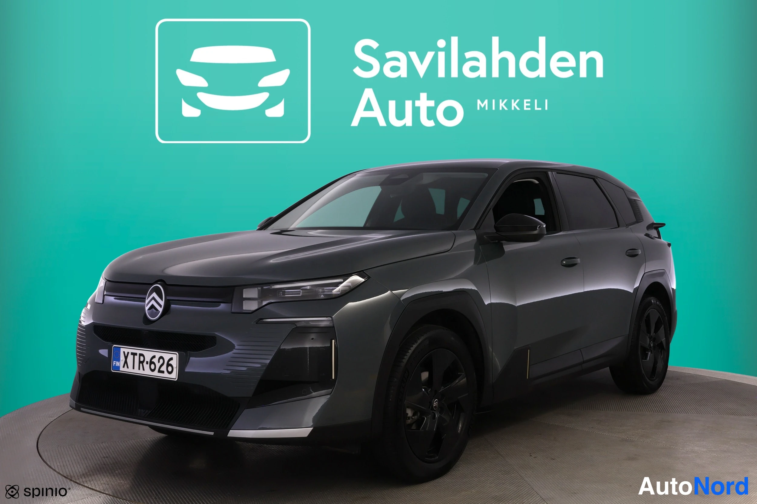 Vihreä Citroen C5 Aircross 2026, etuviisto, keula vasemmalle, kuva 2