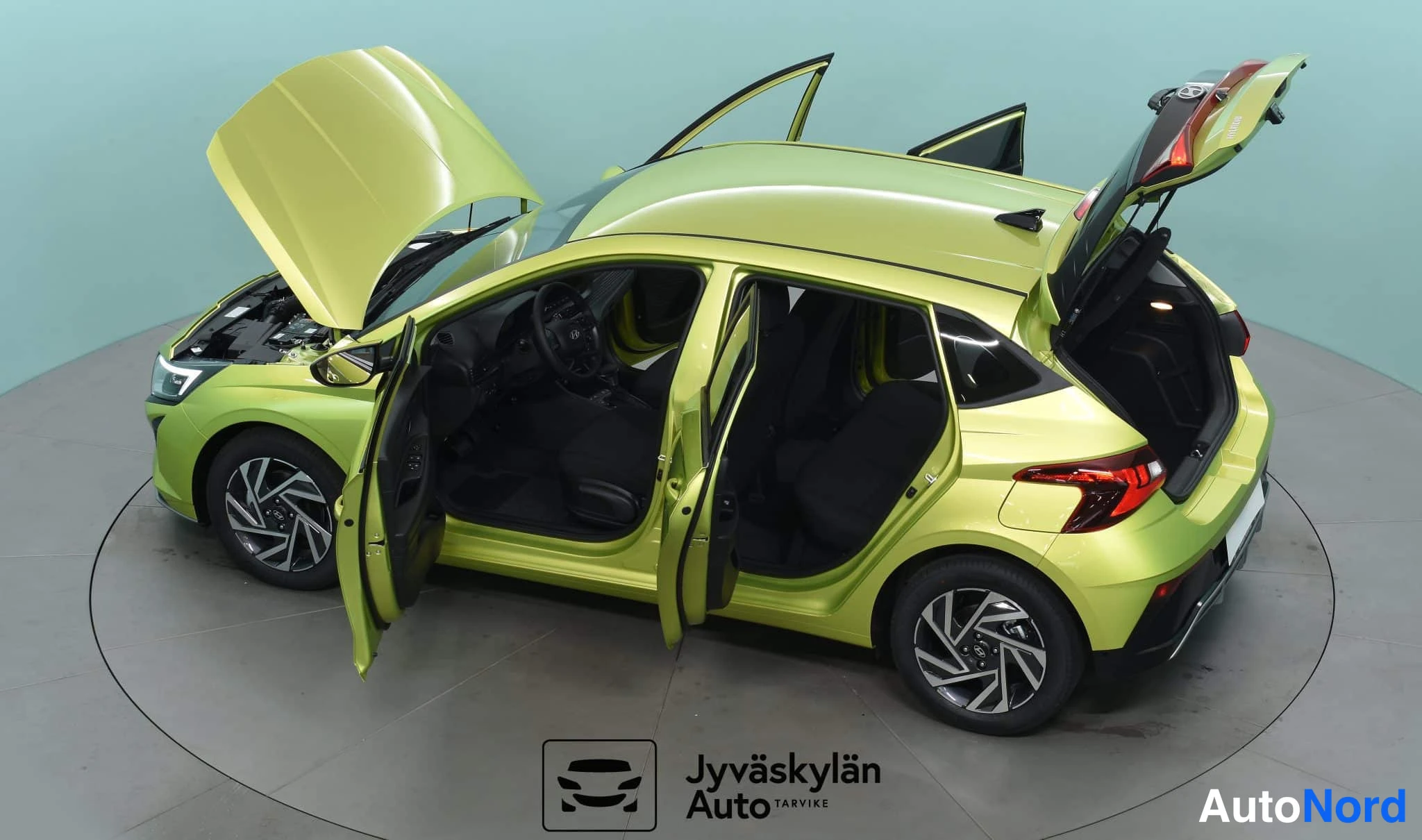 Keltainen Hyundai i20 2026, takaviisto, kuva 13