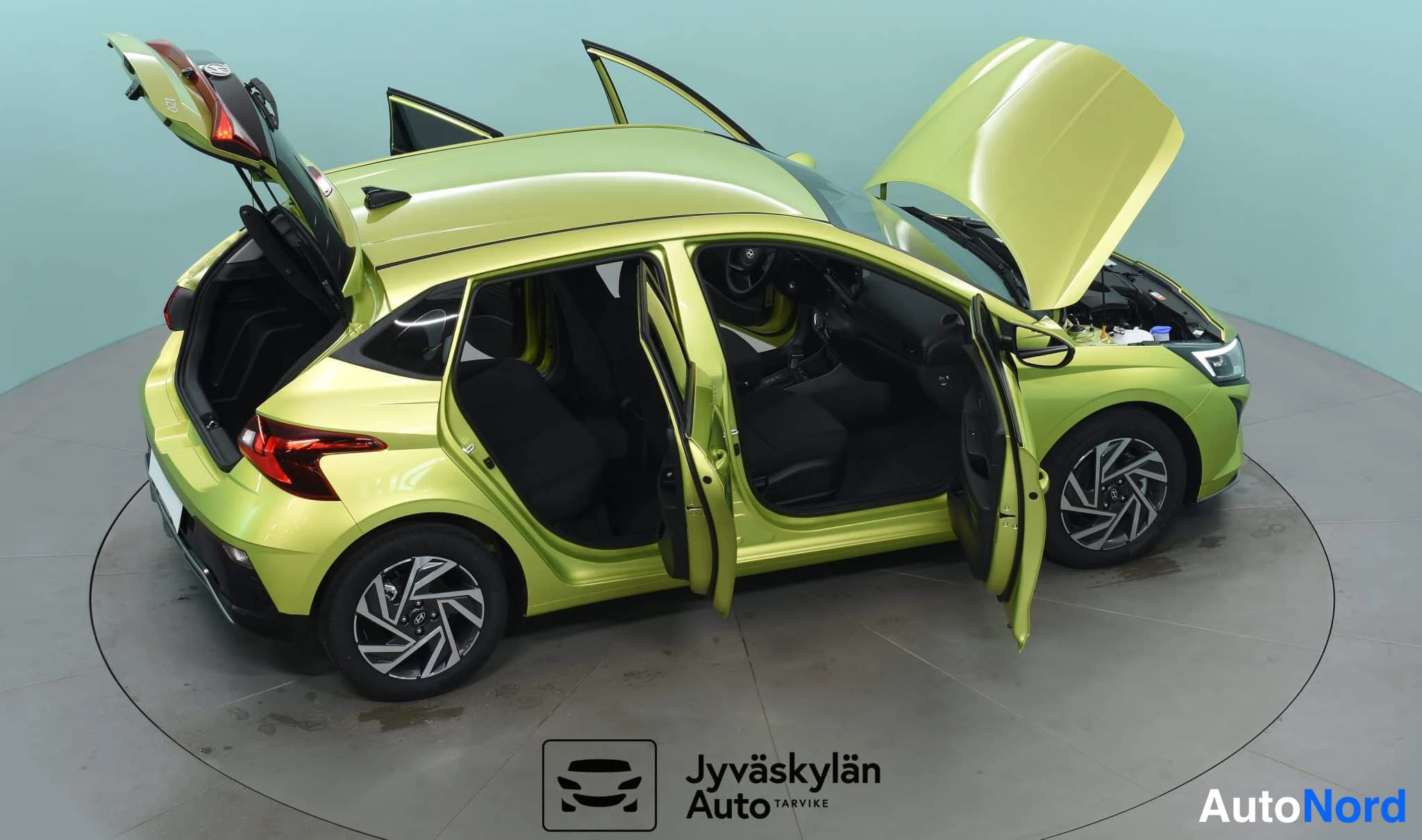 Keltainen Hyundai i20 2026, takaviisto, kuva 14