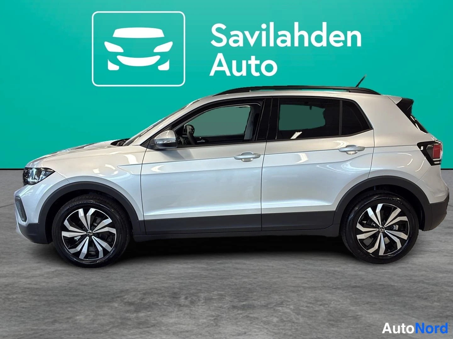 Harmaa Volkswagen T-Cross 2026, sivulta, kuva 3
