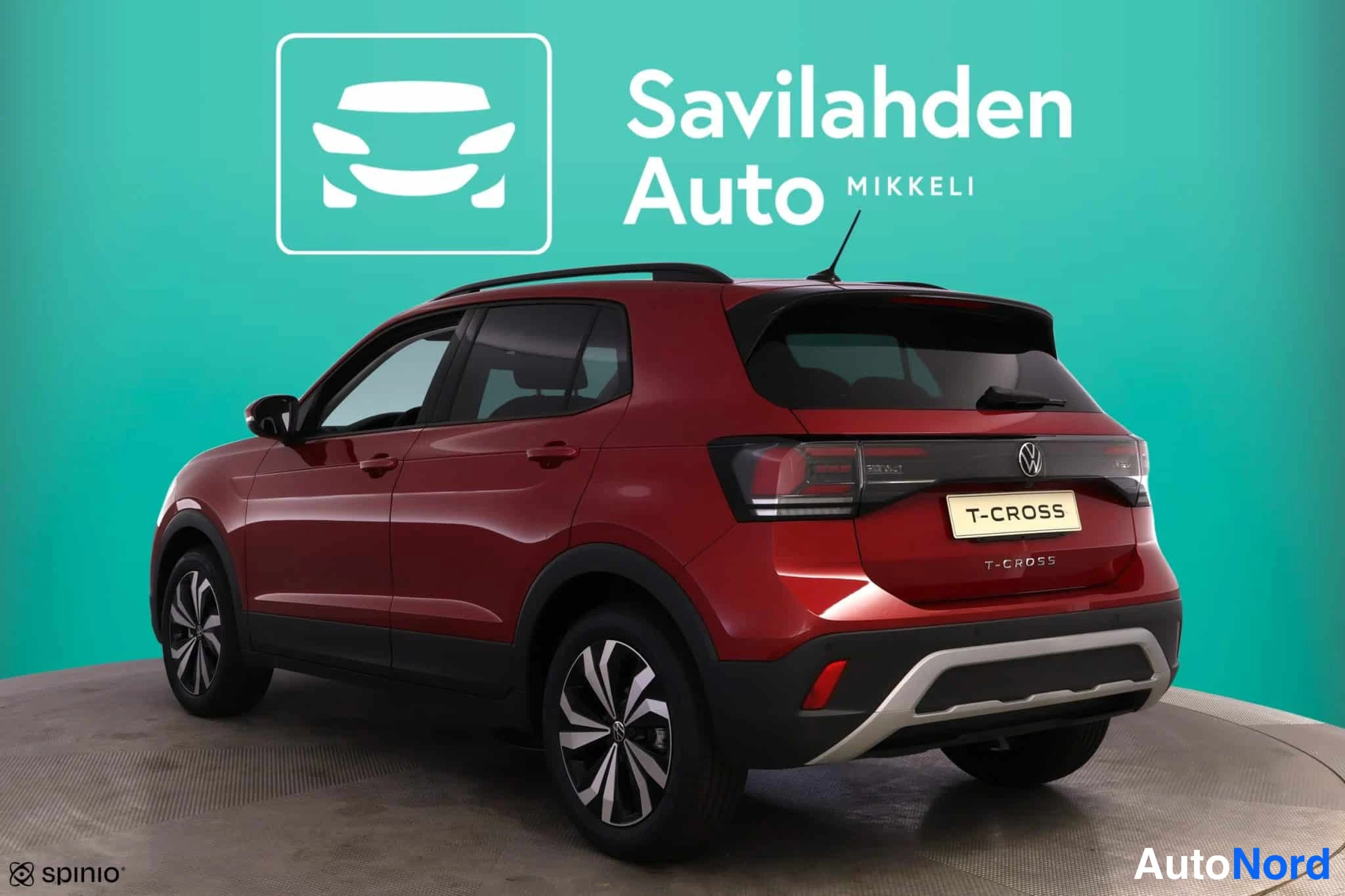 Punainen Volkswagen T-Cross 2026, takaviisto, kuva 9