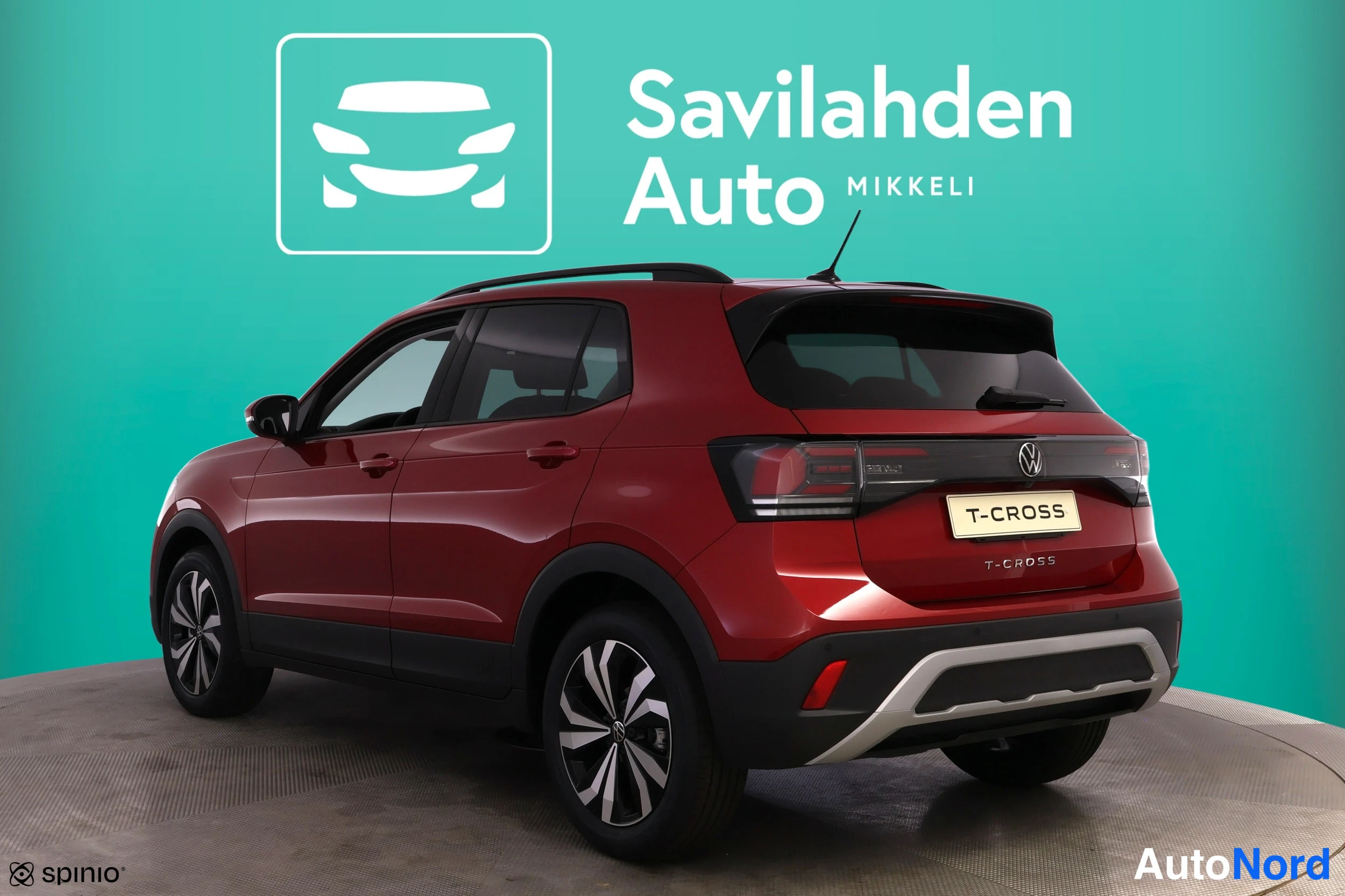 Punainen Volkswagen T-Cross 2026, takaviisto, kuva 10