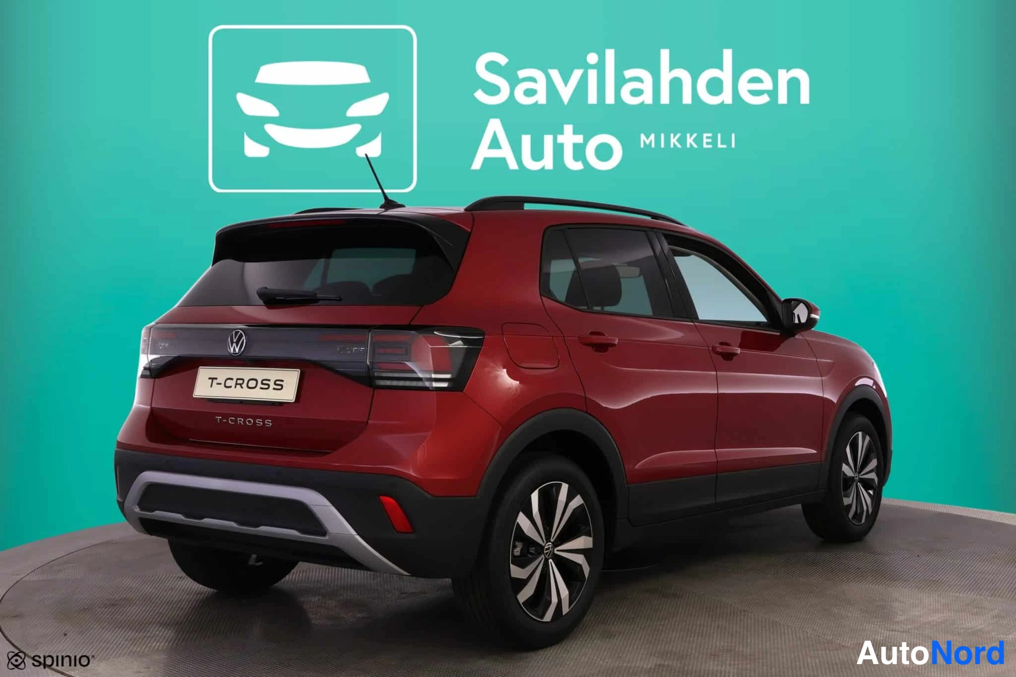 Punainen Volkswagen T-Cross 2026, takaviisto, kuva 11