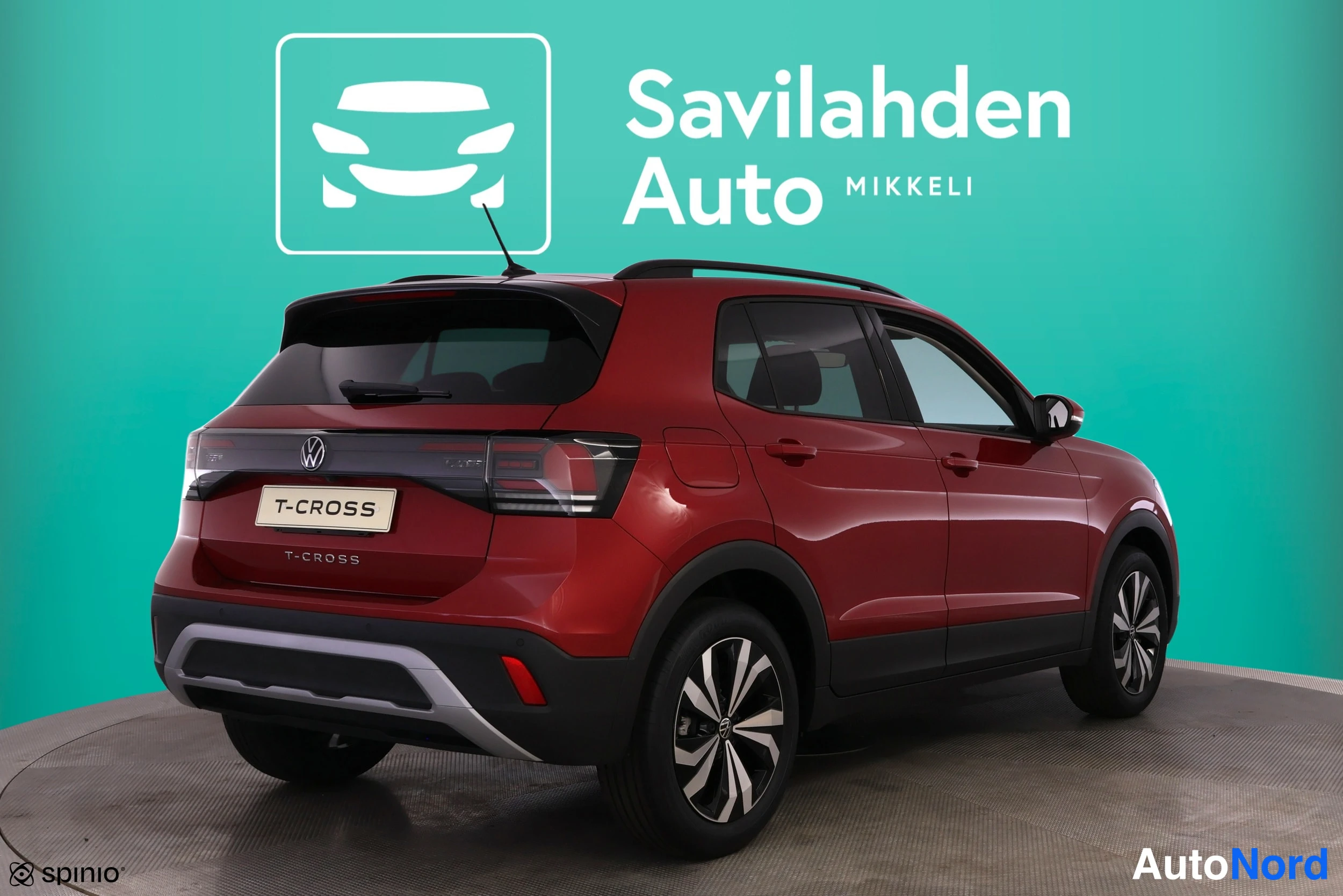 Punainen Volkswagen T-Cross 2026, takaviisto, kuva 12