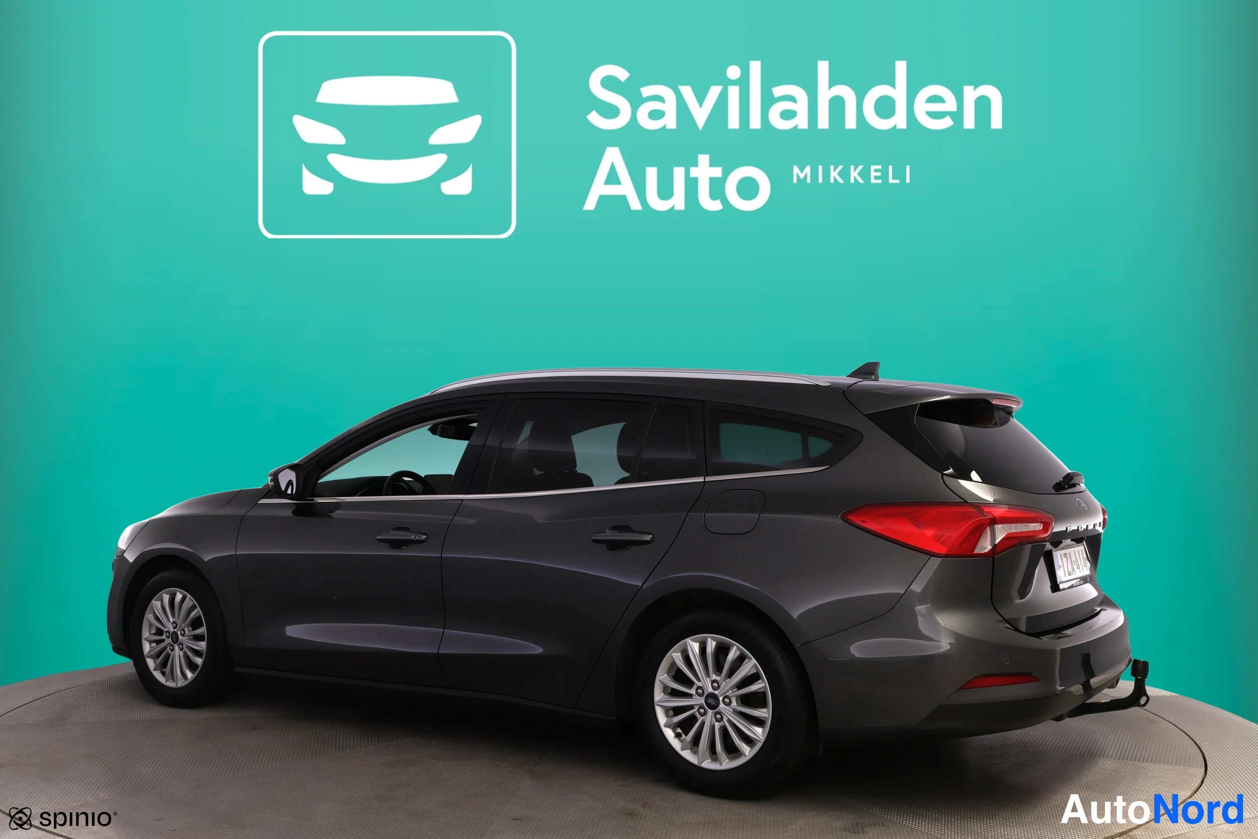 Harmaa Ford Focus 2020, takaviisto, kuva 8