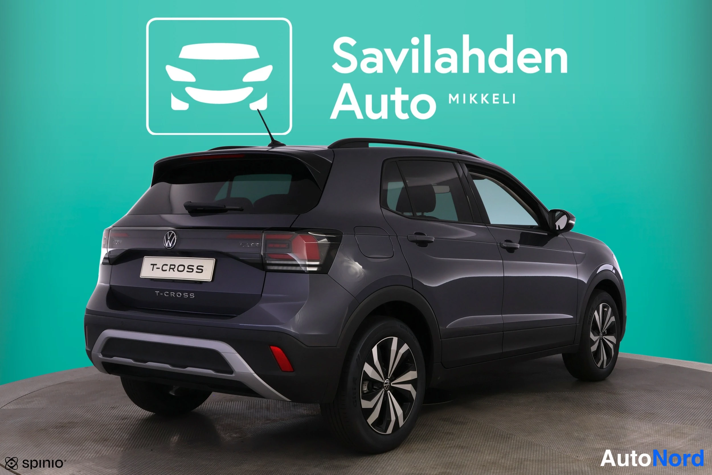 Harmaa Volkswagen T-Cross 2026, takaviisto, kuva 12