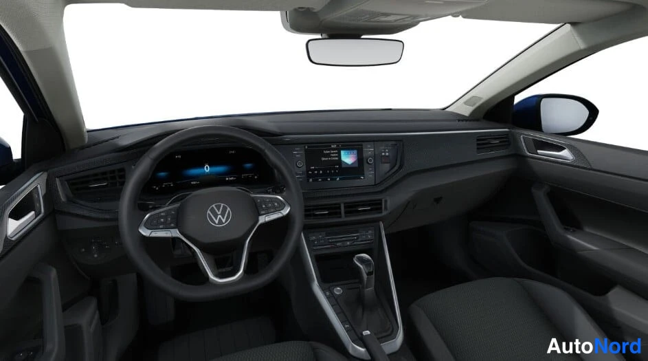 Blå Volkswagen Taigo 2026, förarplats, bild 4