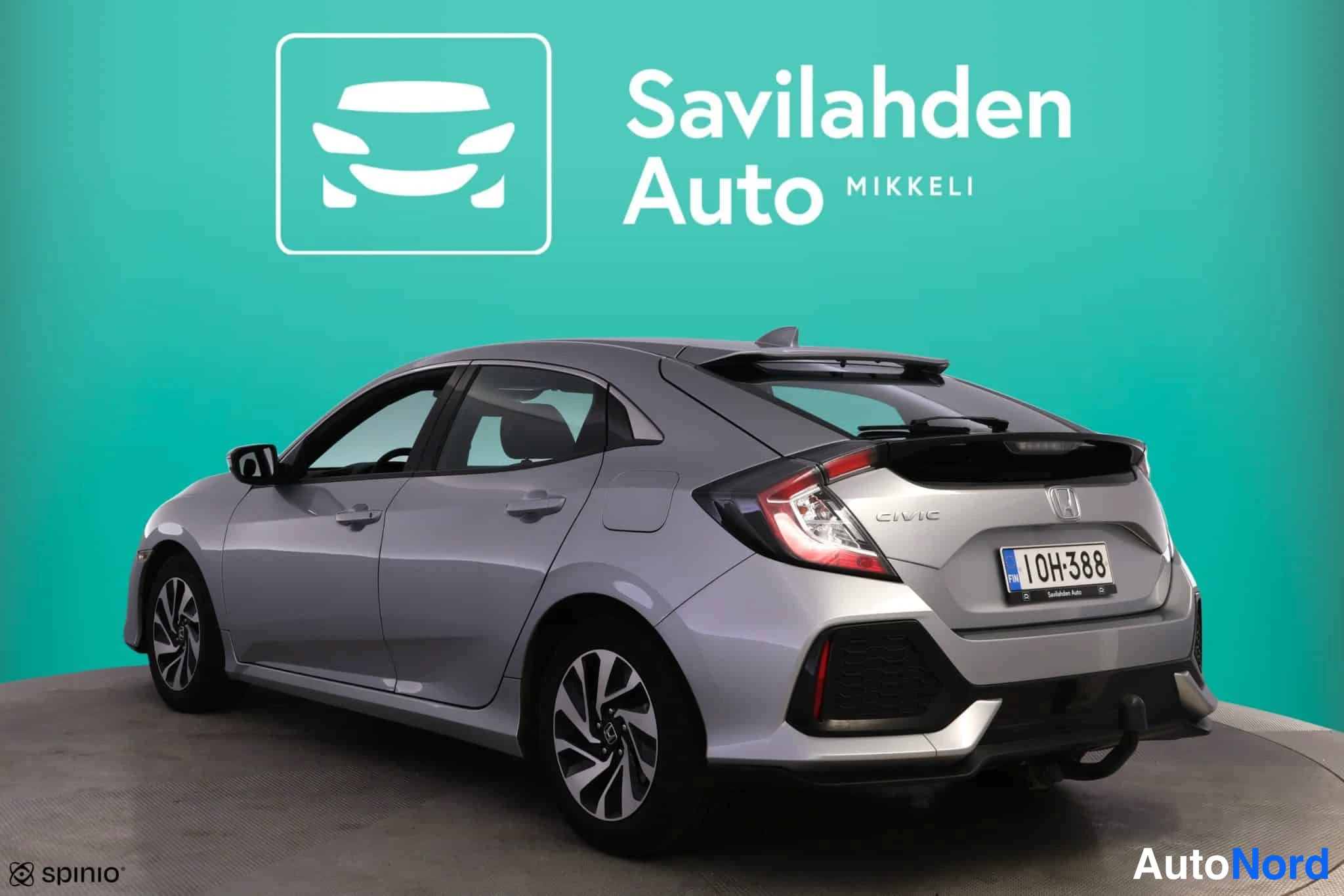 Hopea Honda Civic 2018, takaviisto, kuva 9