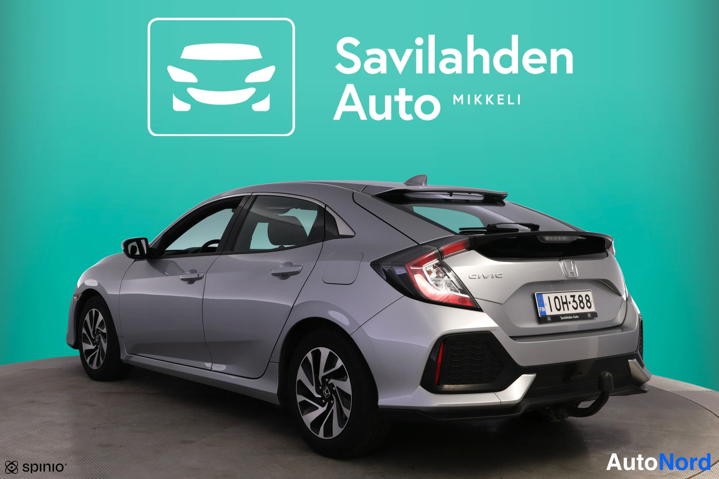 Hopea Honda Civic 2018, takaviisto, kuva 10